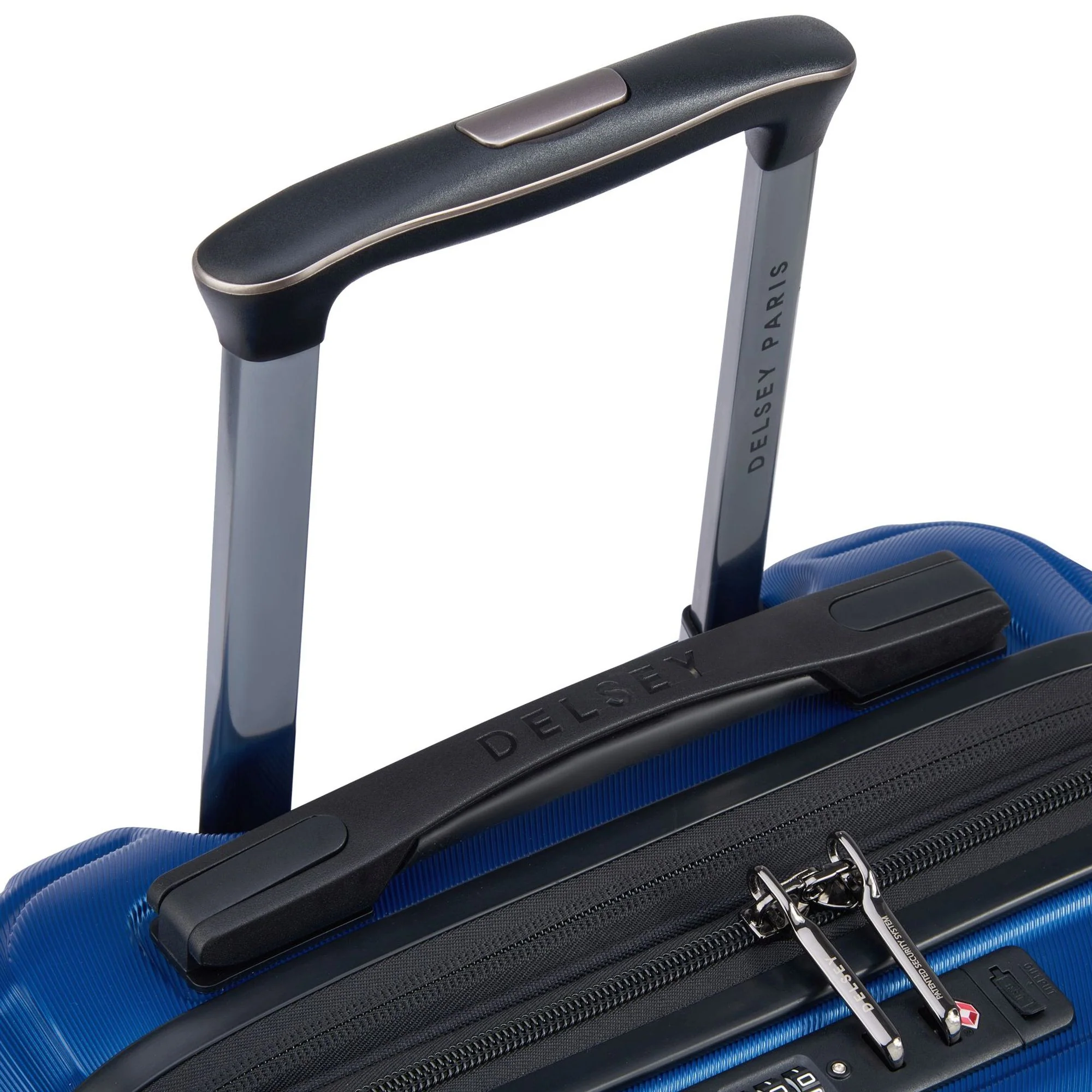 Delsey Paris Shadow 5.0 - 4-Rollen-Kabinentrolley mit Vordertasche S 55 cm erw. USB (blau) - Image 11