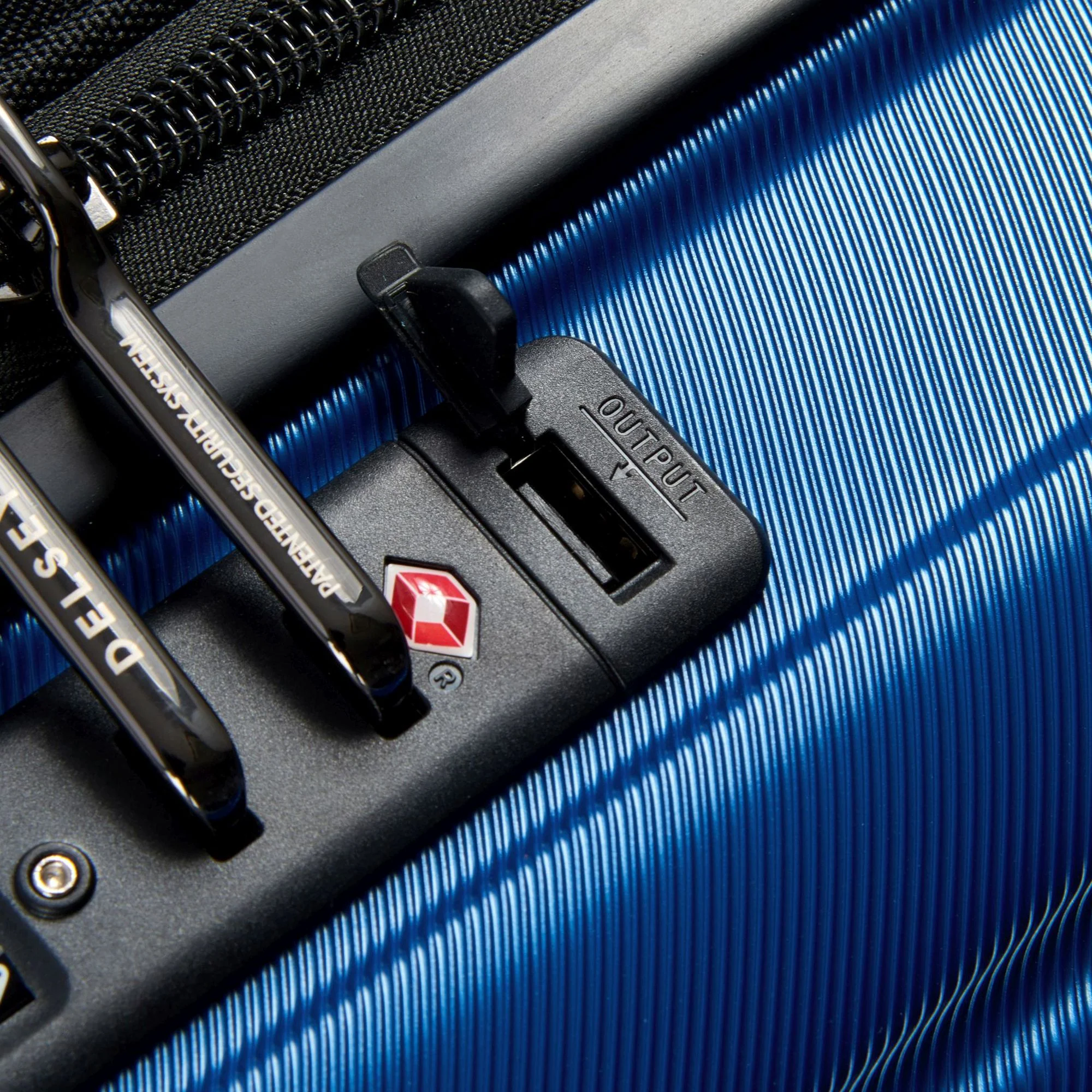 Delsey Paris Shadow 5.0 - 4-Rollen-Kabinentrolley mit Vordertasche S 55 cm erw. USB (blau) - Image 8