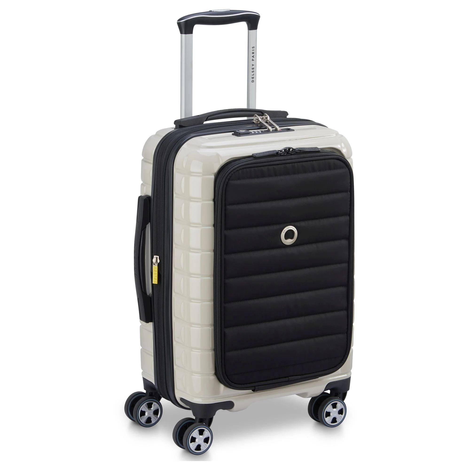 Delsey Paris Shadow 5.0 - 4-Rollen-Kabinentrolley mit Vordertasche S 55 cm erw. USB (elfenbein) - Image 4