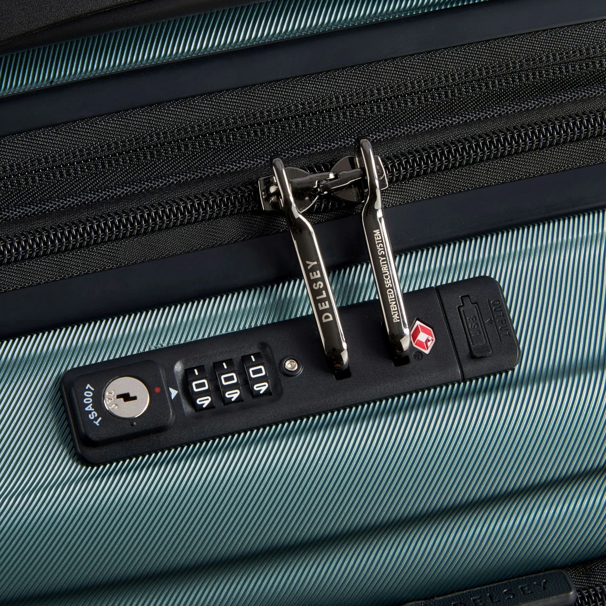Delsey Paris Shadow 5.0 - 4-Rollen-Kabinentrolley mit Vordertasche S 55 cm erw. USB (grün) - Image 8