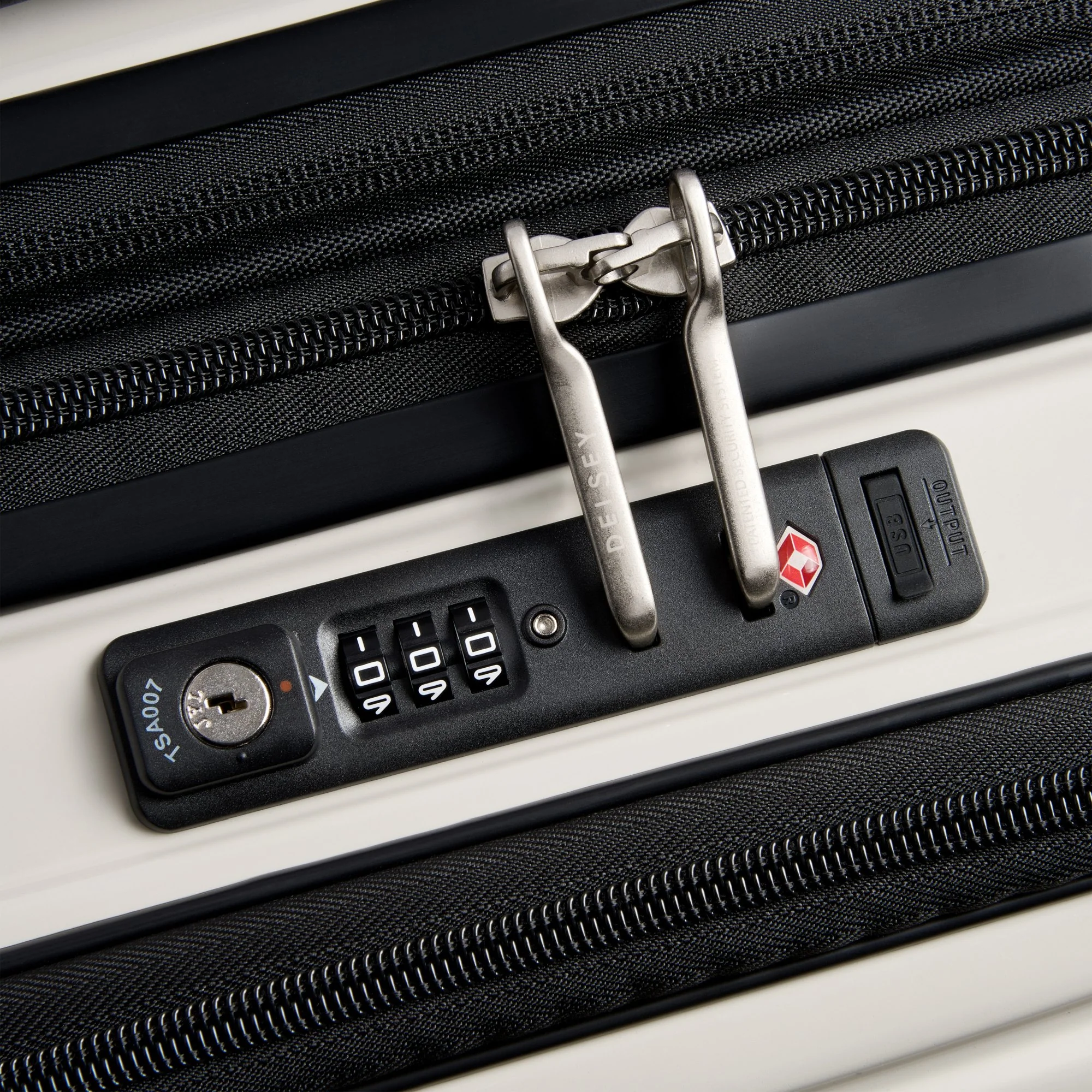 Delsey Paris Shadow 5.0 - 4-Rollen-Kabinentrolley mit Vortasche S 55 cm erw. USB (elfenbein) - Image 7