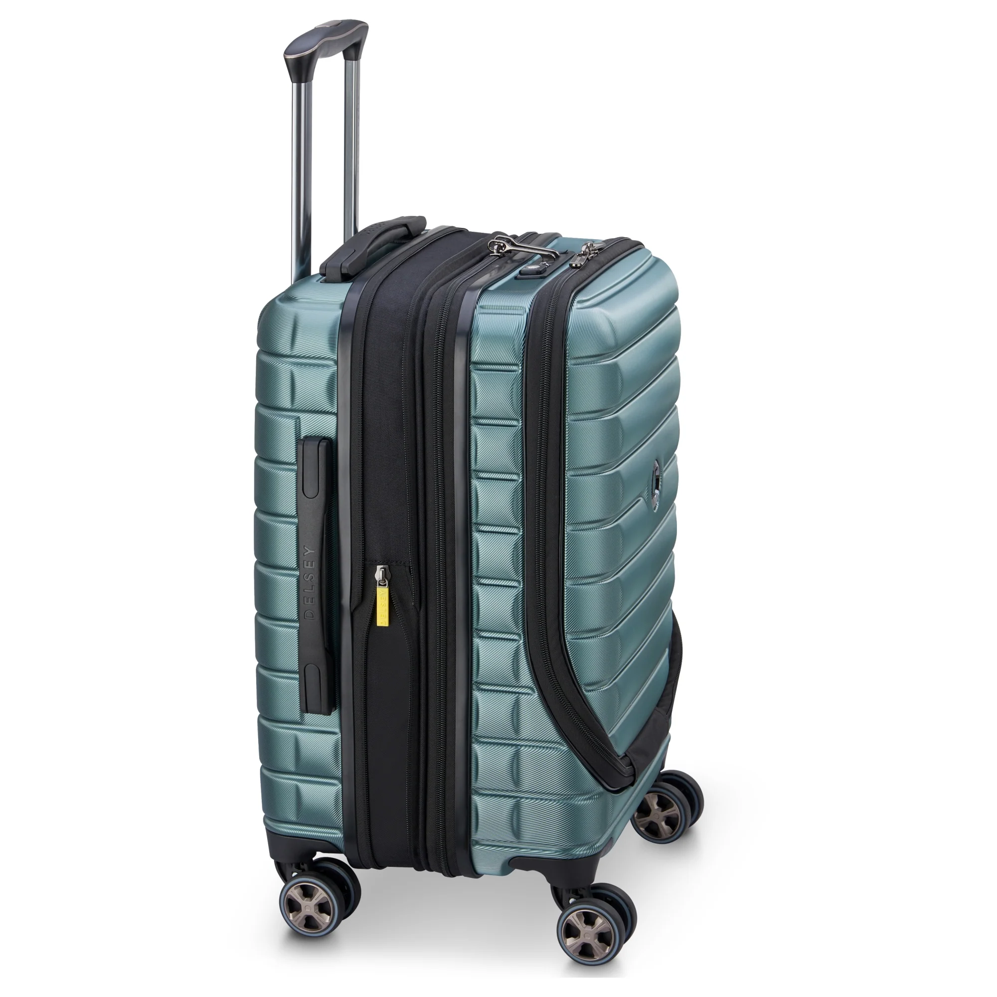 Delsey Paris Shadow 5.0 - 4-Rollen-Kabinentrolley mit Vortasche S 55 cm erw. USB (gruen) - Image 4