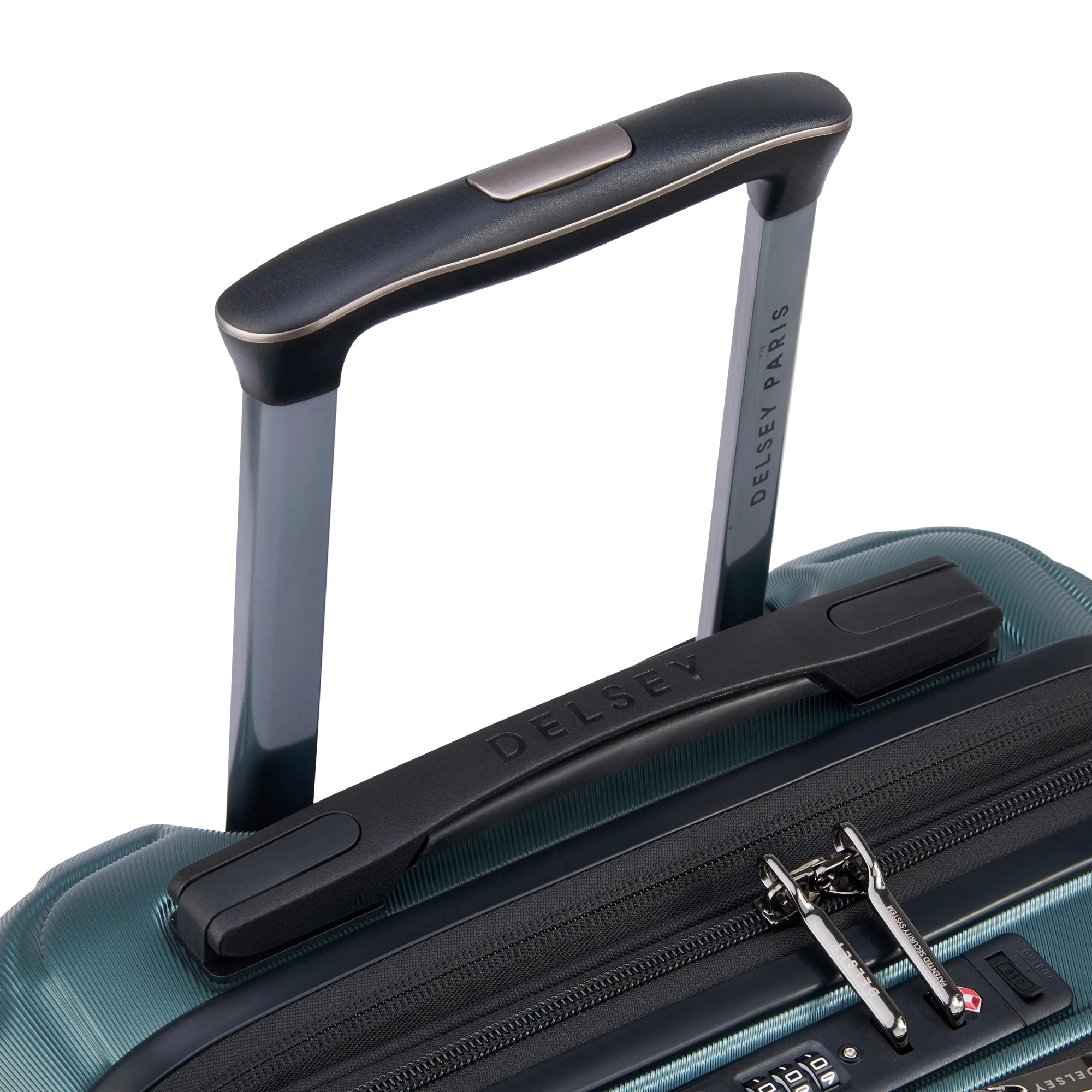Delsey Paris Shadow 5.0 - 4-Rollen-Kabinentrolley mit Vortasche S 55 cm erw. USB (gruen) - Image 7