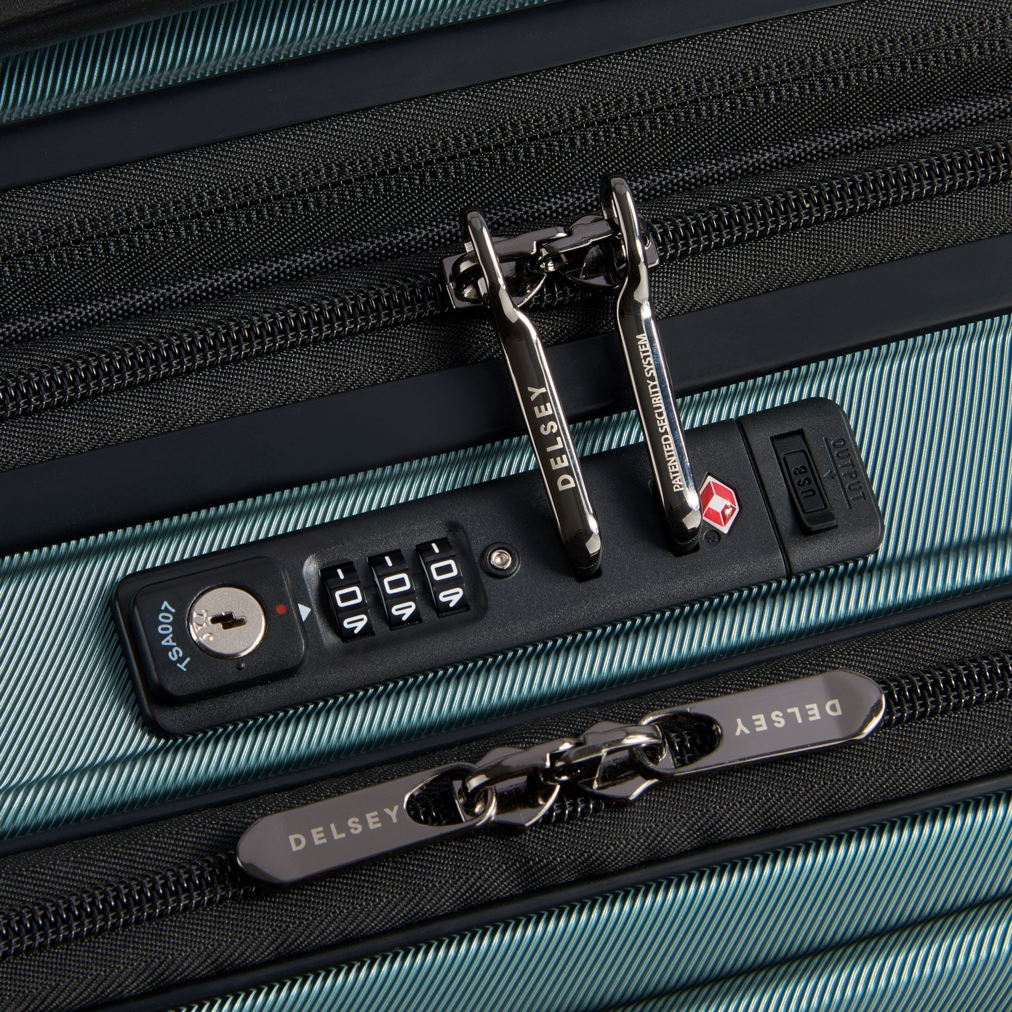 Delsey Paris Shadow 5.0 - 4-Rollen-Kabinentrolley mit Vortasche S 55 cm erw. USB (gruen) - Image 8