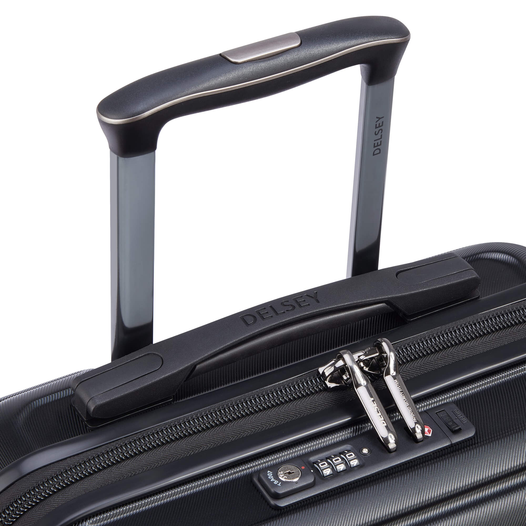 Delsey Paris Shadow 5.0 - 4-Rollen-Kabinentrolley Slim Line USB 55 cm (schwarz) - Image 5