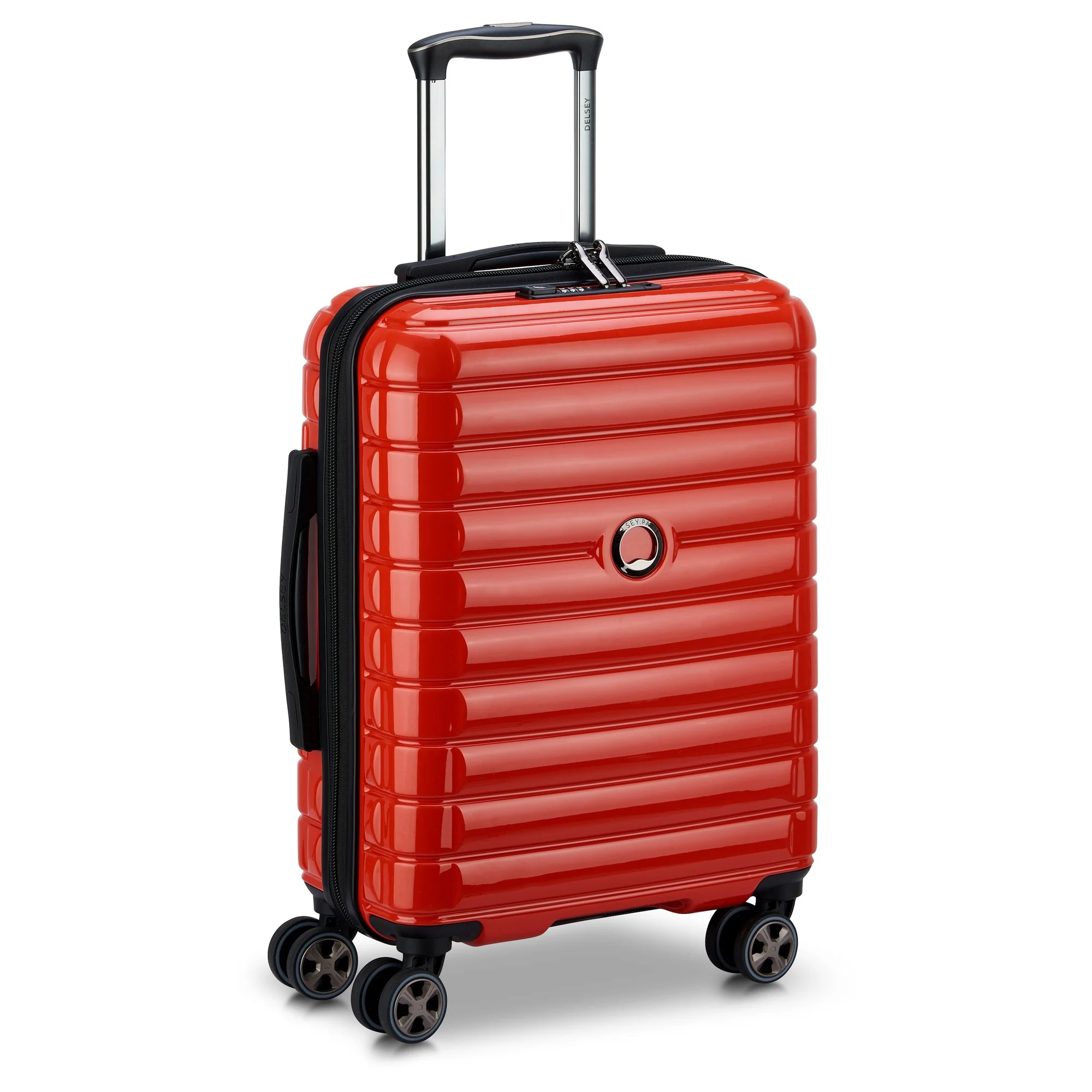 Delsey Paris Shadow 5.0 - 4-Rollen-Kabinentrolley Slim Line USB 55 cm (rot) - Image 2
