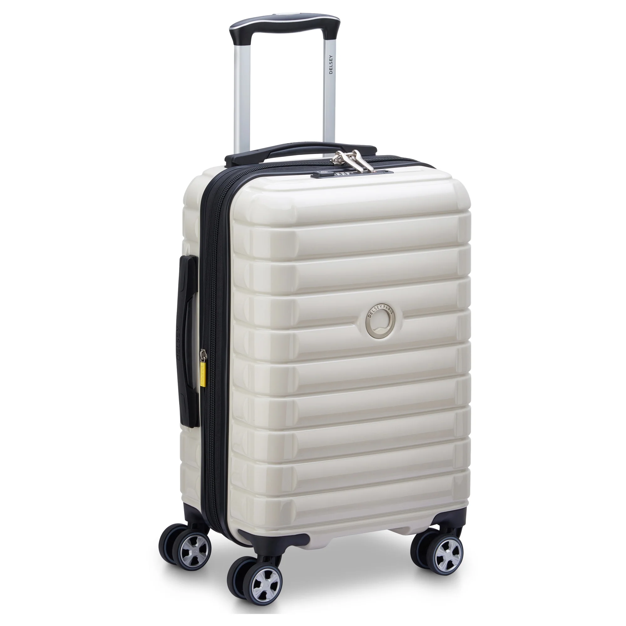 Delsey Paris Shadow 5.0 - 4-Rollen-Kabinentrolley USB 55 cm (elfenbein) - Image 2