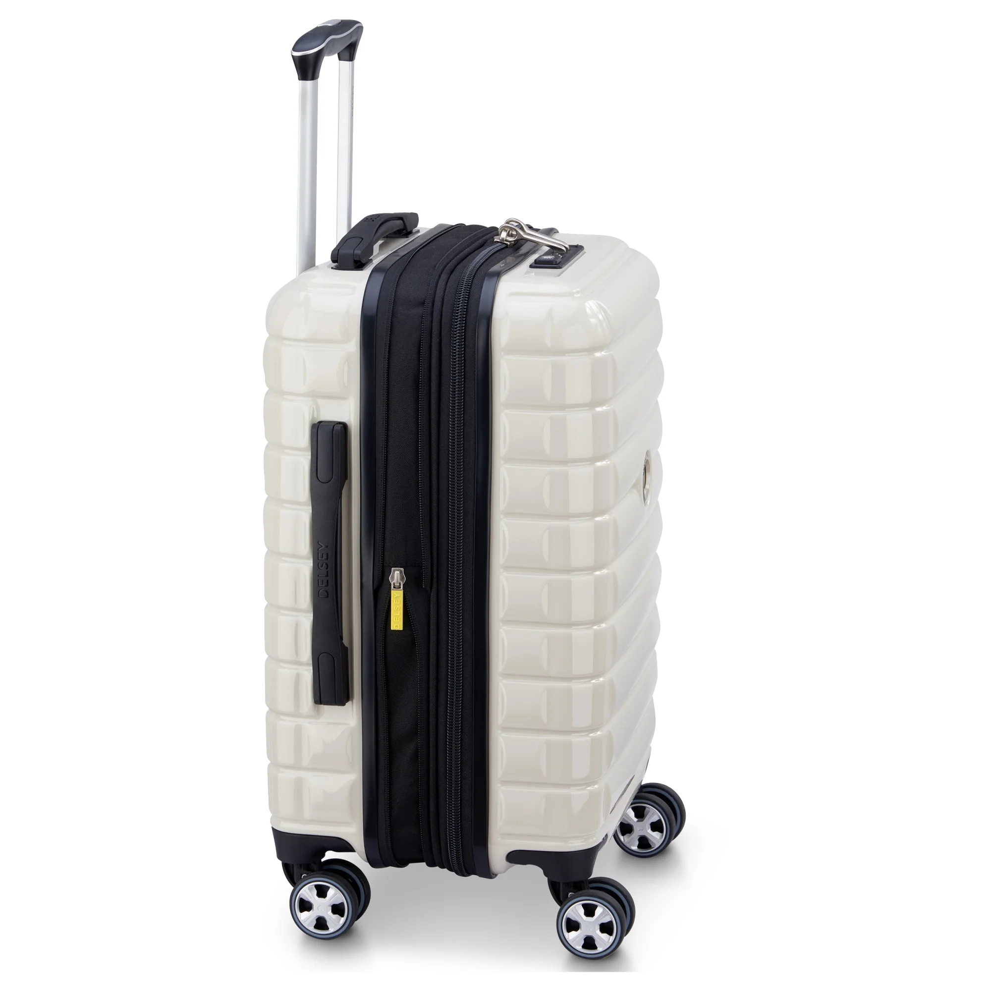 Delsey Paris Shadow 5.0 - 4-Rollen-Kabinentrolley USB 55 cm (elfenbein) - Image 3