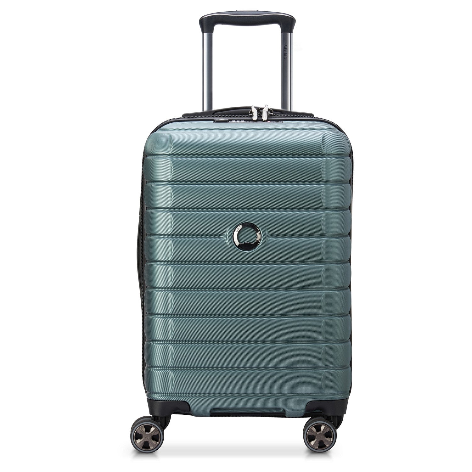Delsey Paris Shadow 5.0 - 4-Rollen-Kabinentrolley USB 55 cm (grün)