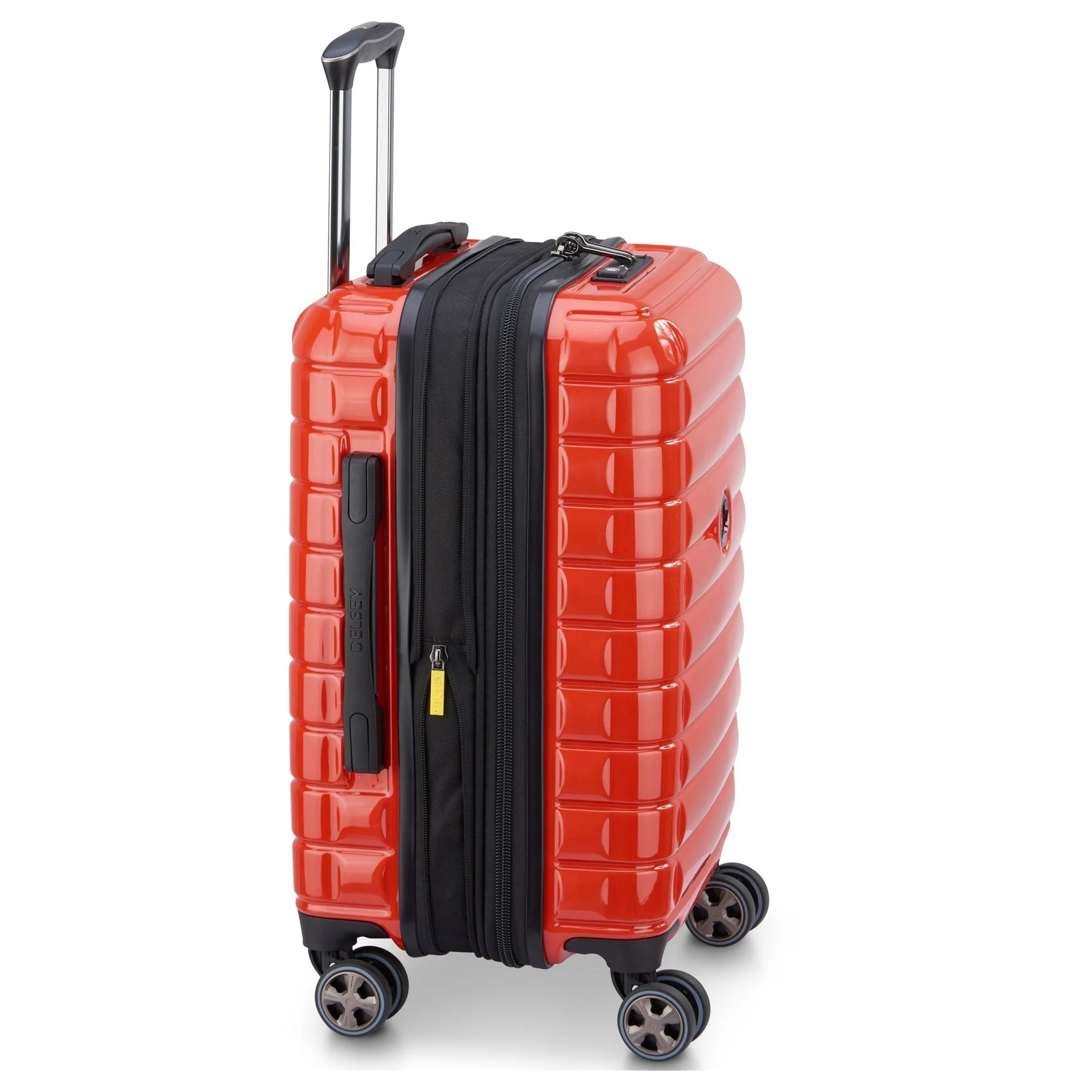 Delsey Paris Shadow 5.0 - 4-Rollen-Kabinentrolley USB 55 cm (intensives rot) - Image 2