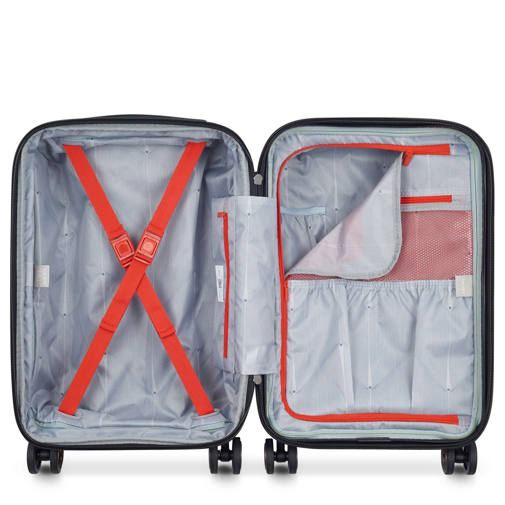 Delsey Paris Shadow 5.0 - 4-Rollen-Kabinentrolley USB 55 cm (intensives rot) - Image 5