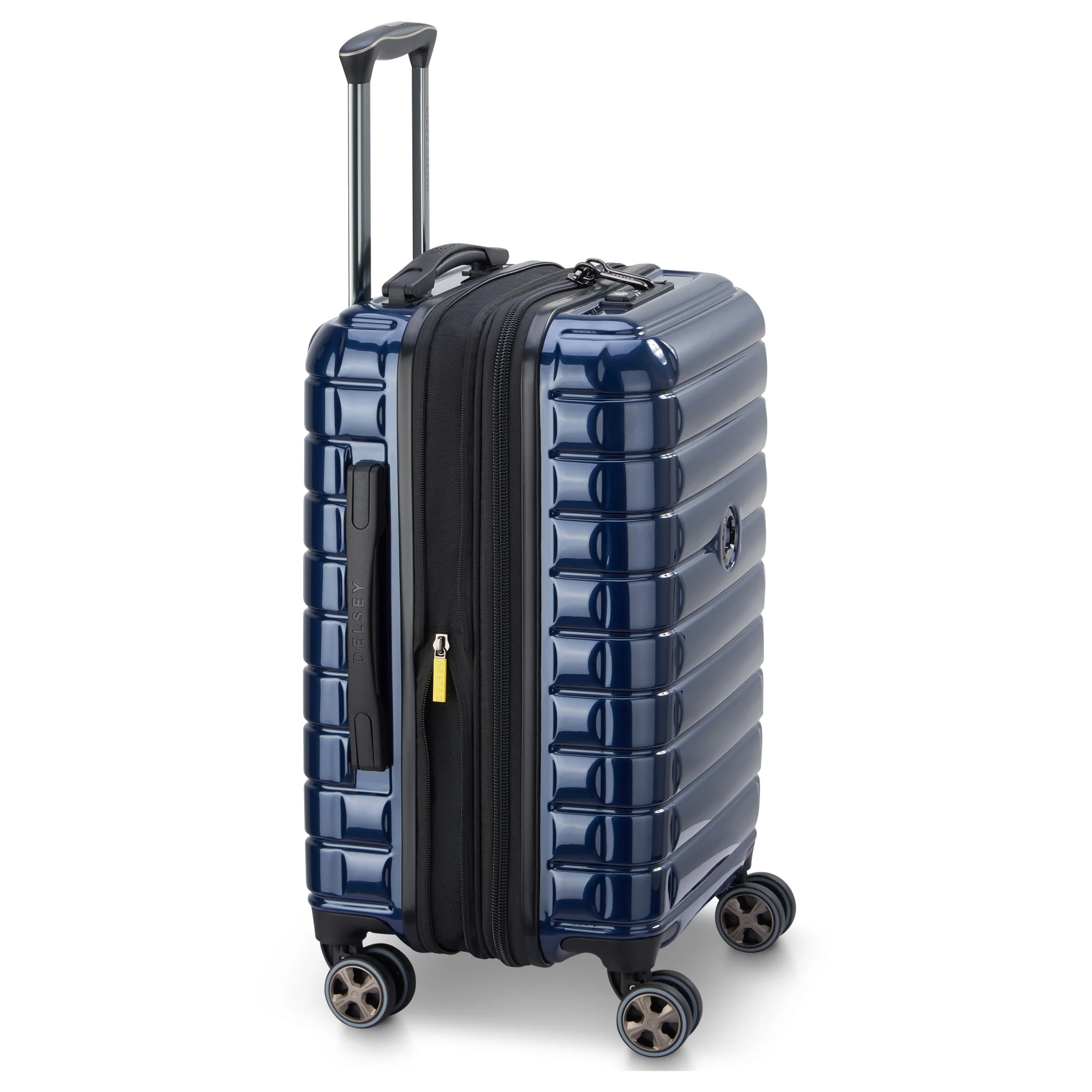 Delsey Paris Shadow 5.0 - 4-Rollen-Kabinentrolley USB 55 cm (marineblau) - Image 4