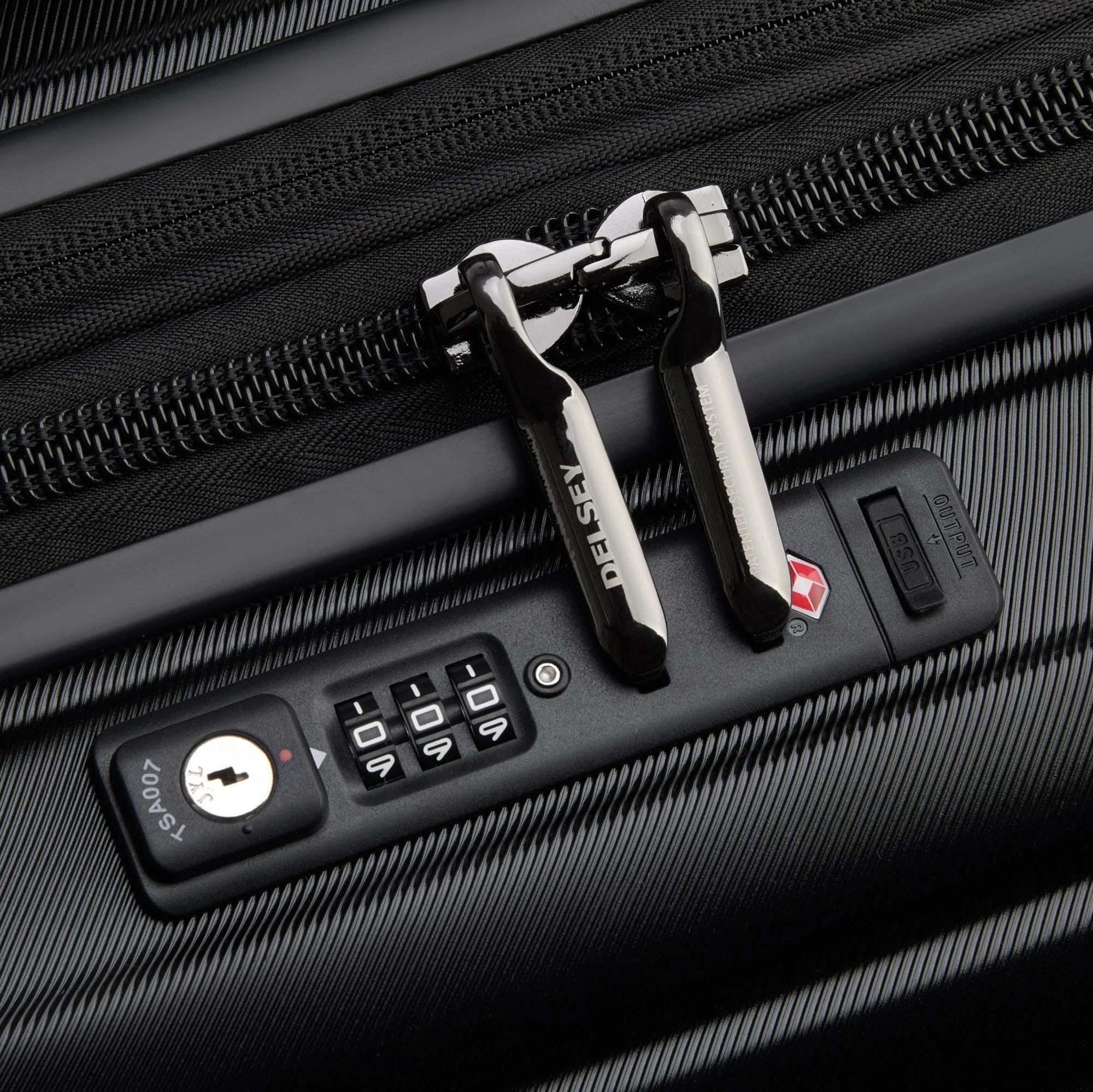Delsey Paris Shadow 5.0 - 4-Rollen-Kabinentrolley USB 55 cm (schwarz) - Image 7