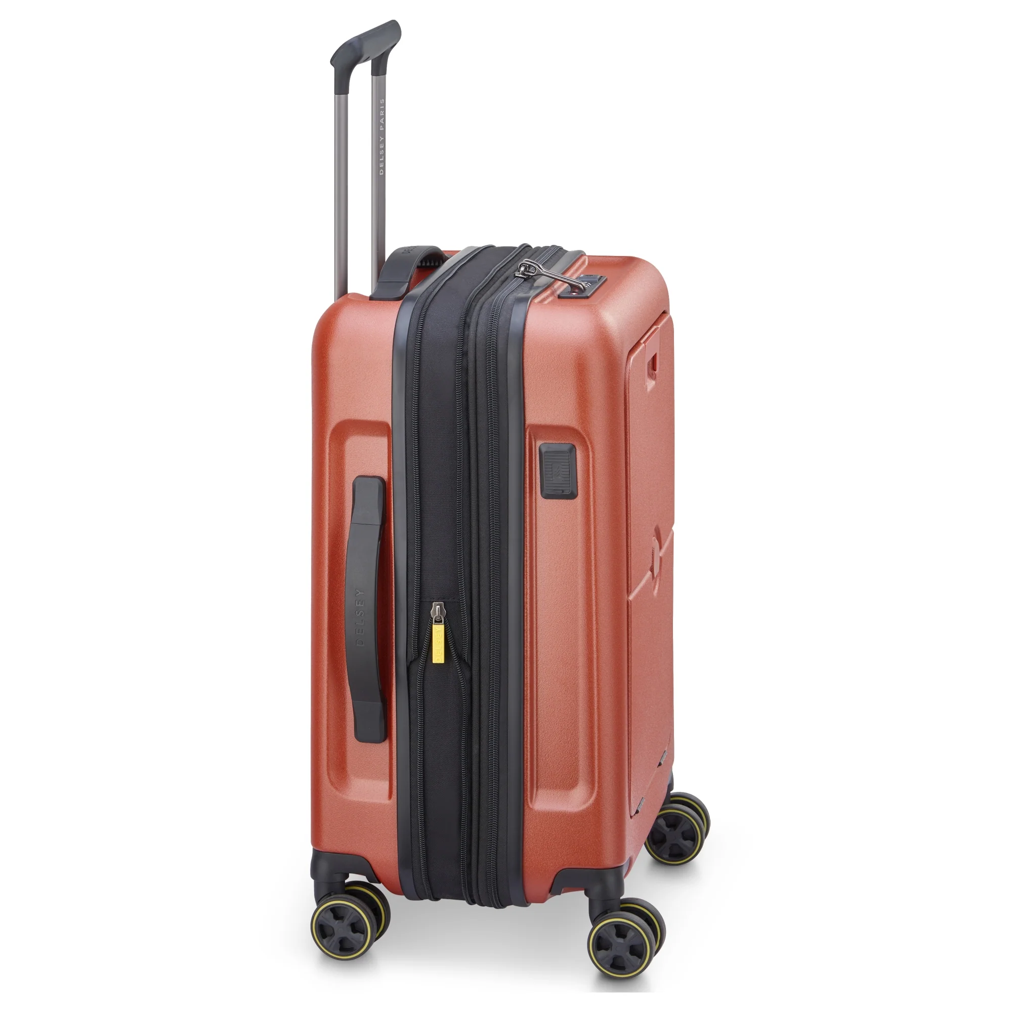 Delsey Paris Turenne 2.0 - 4-Rollen-Kabinentrolley mit Vortasche 55 cm USB erw. (backstein) - Image 3