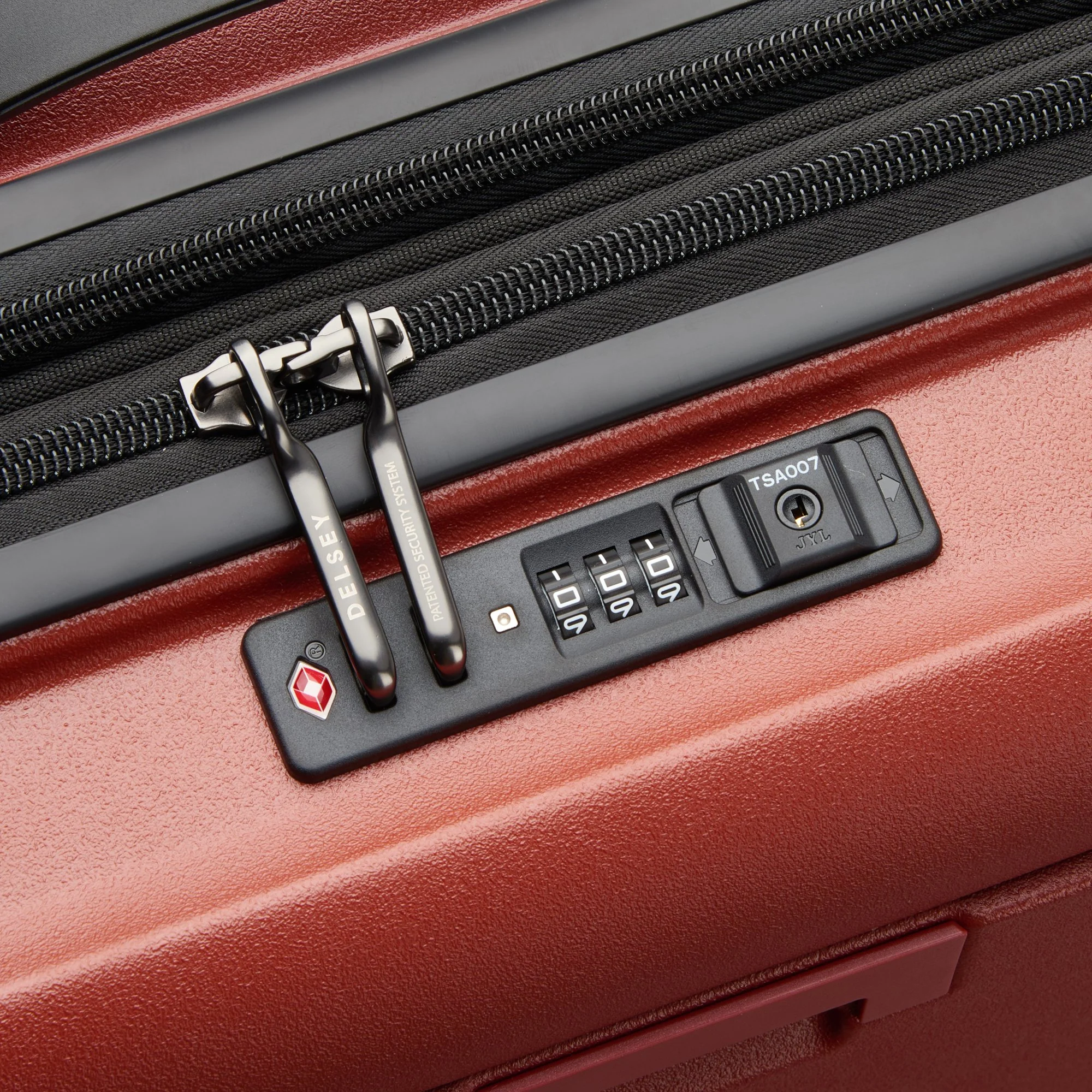 Delsey Paris Turenne 2.0 - 4-Rollen-Kabinentrolley mit Vortasche 55 cm USB erw. (backstein) - Image 8