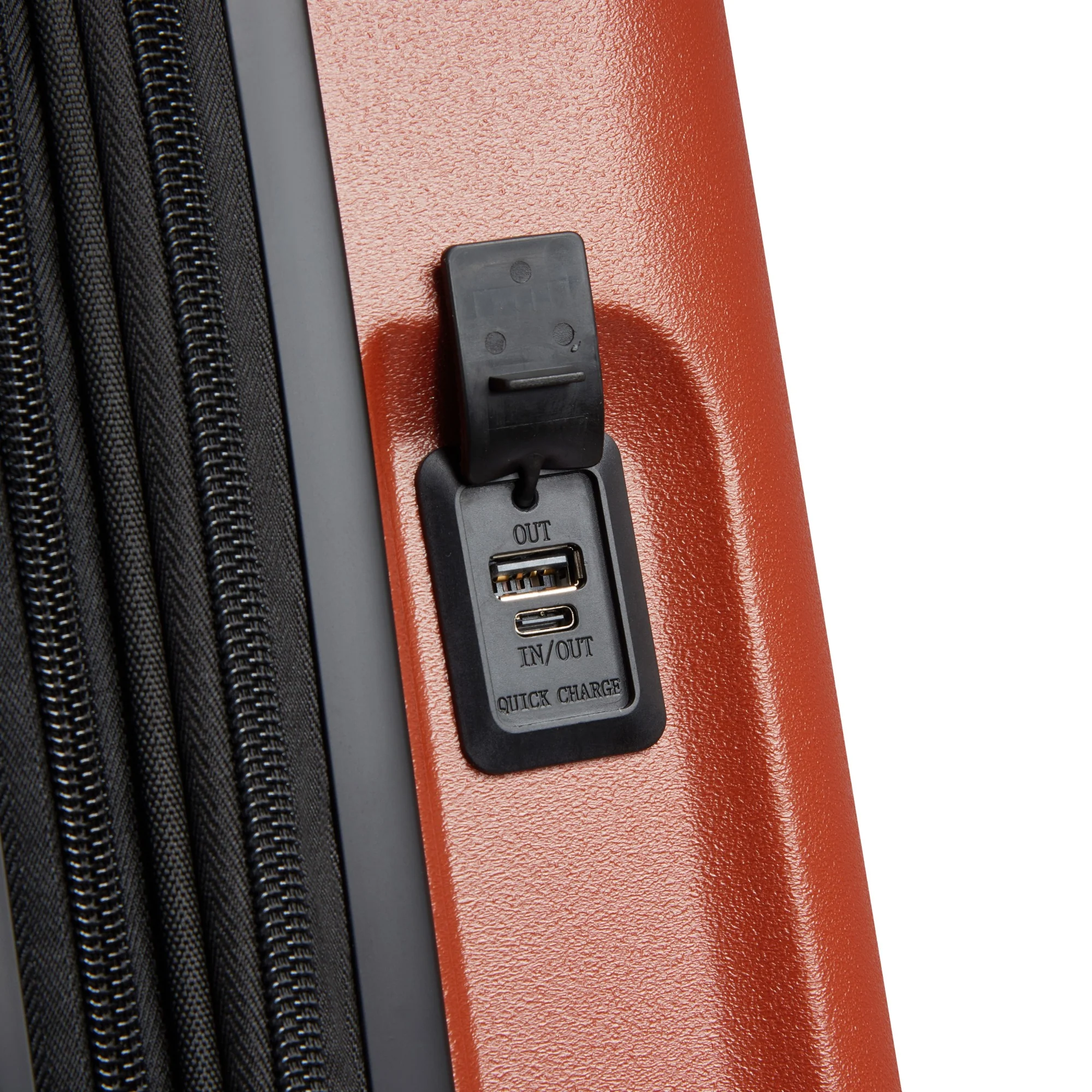 Delsey Paris Turenne 2.0 - 4-Rollen-Kabinentrolley mit Vortasche 55 cm USB erw. (backstein) - Image 9