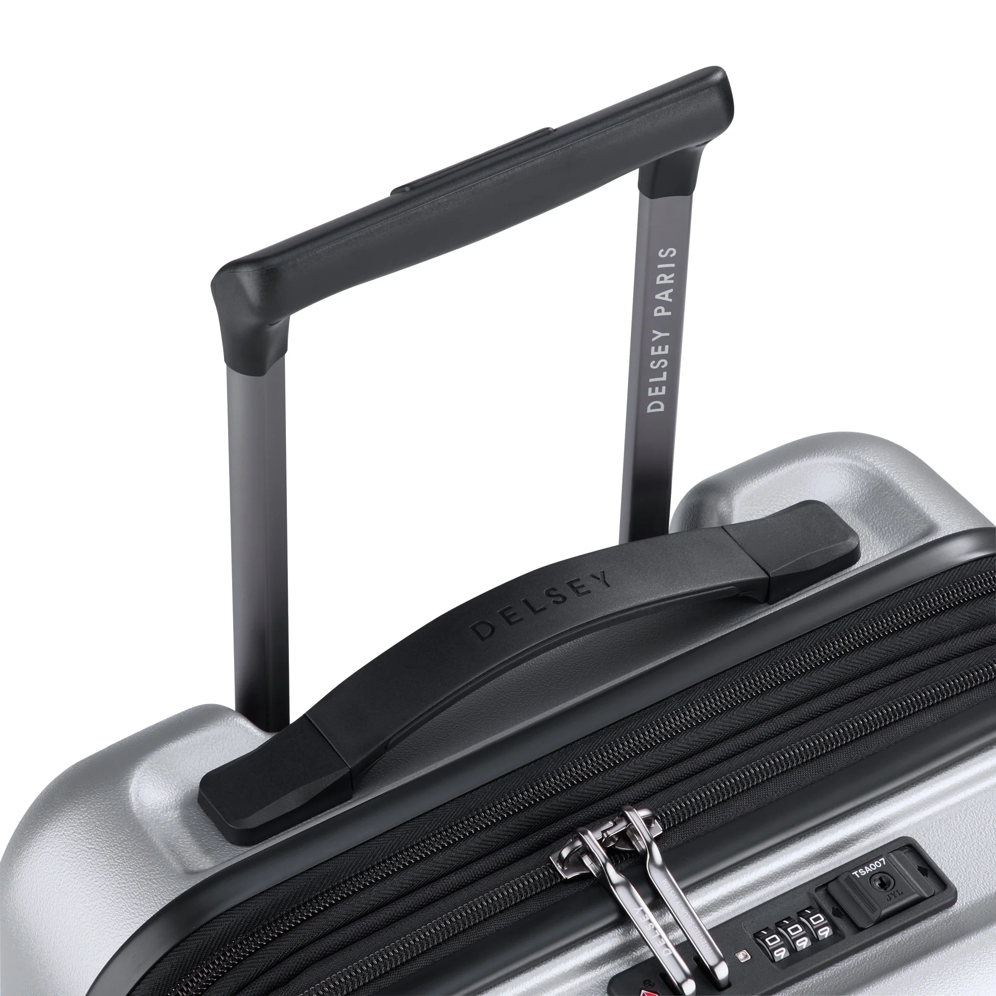 Delsey Paris Turenne 2.0 - 4-Rollen-Kabinentrolley mit Vortasche 55 cm USB erw. (silber) - Image 7