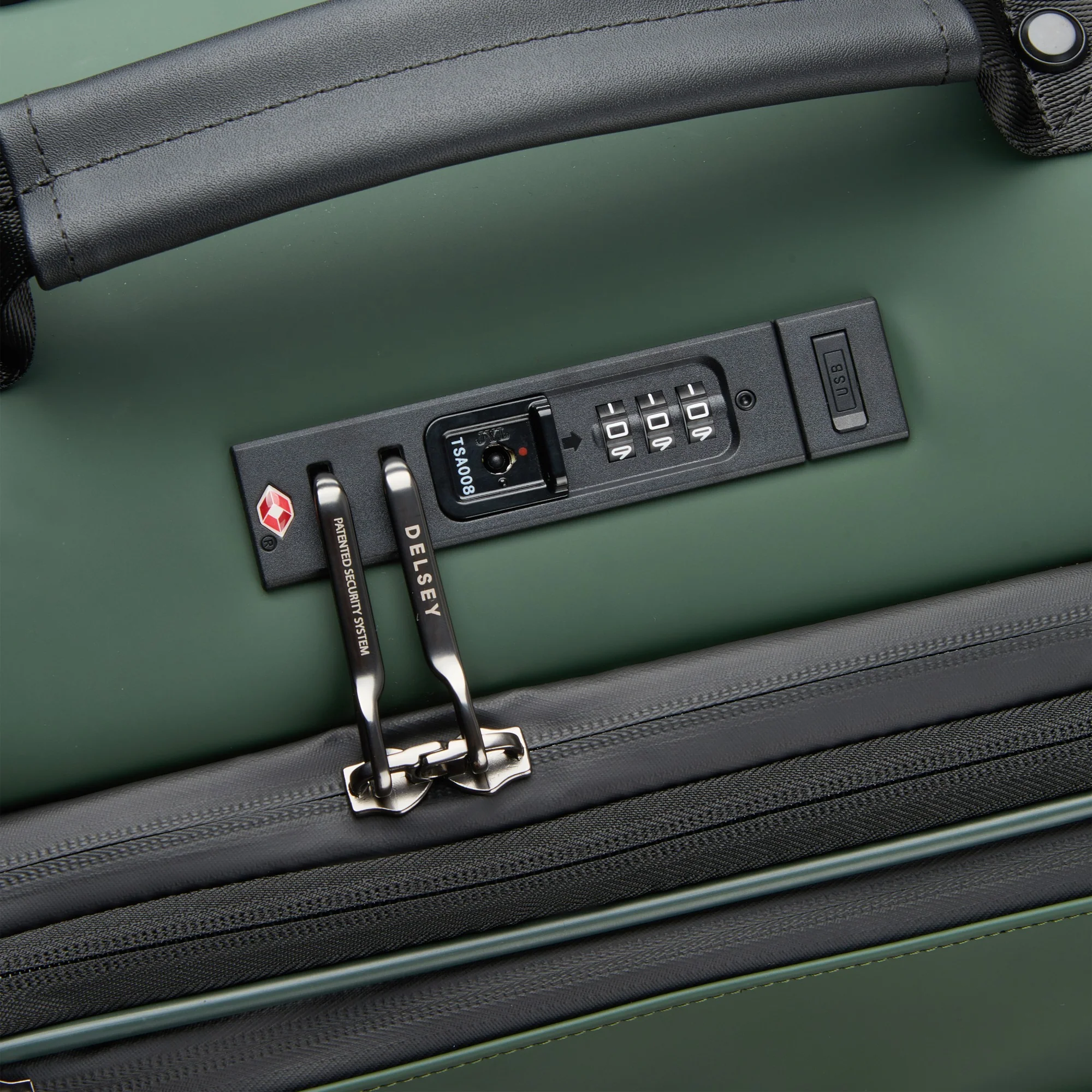 Delsey Paris Turenne Soft - 4-Rollen-Trolley 56 cm S erw. (gruen) - Image 8