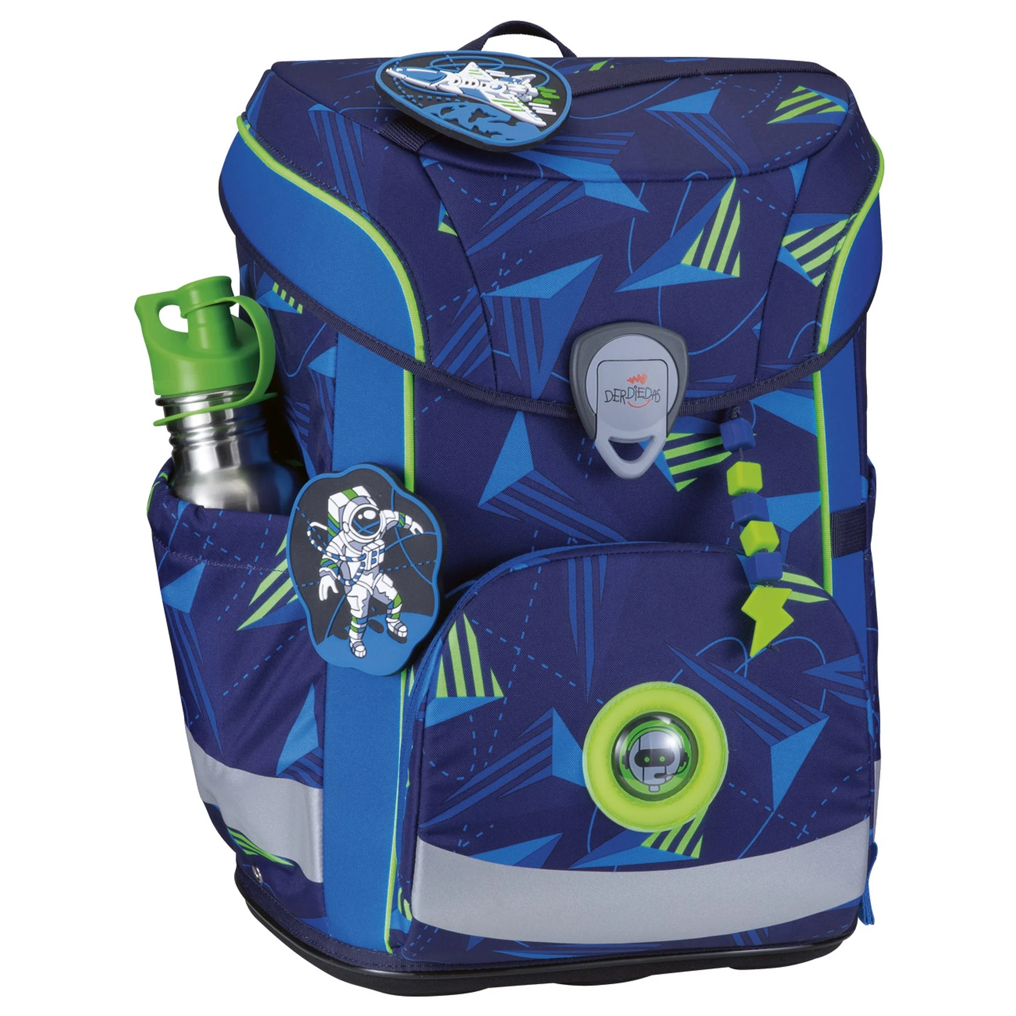 DerDieDas ErgoFlex Easy Exclusive LED - Schulranzen Set 5 tlg. 950g (Moon Mission) - Image 3