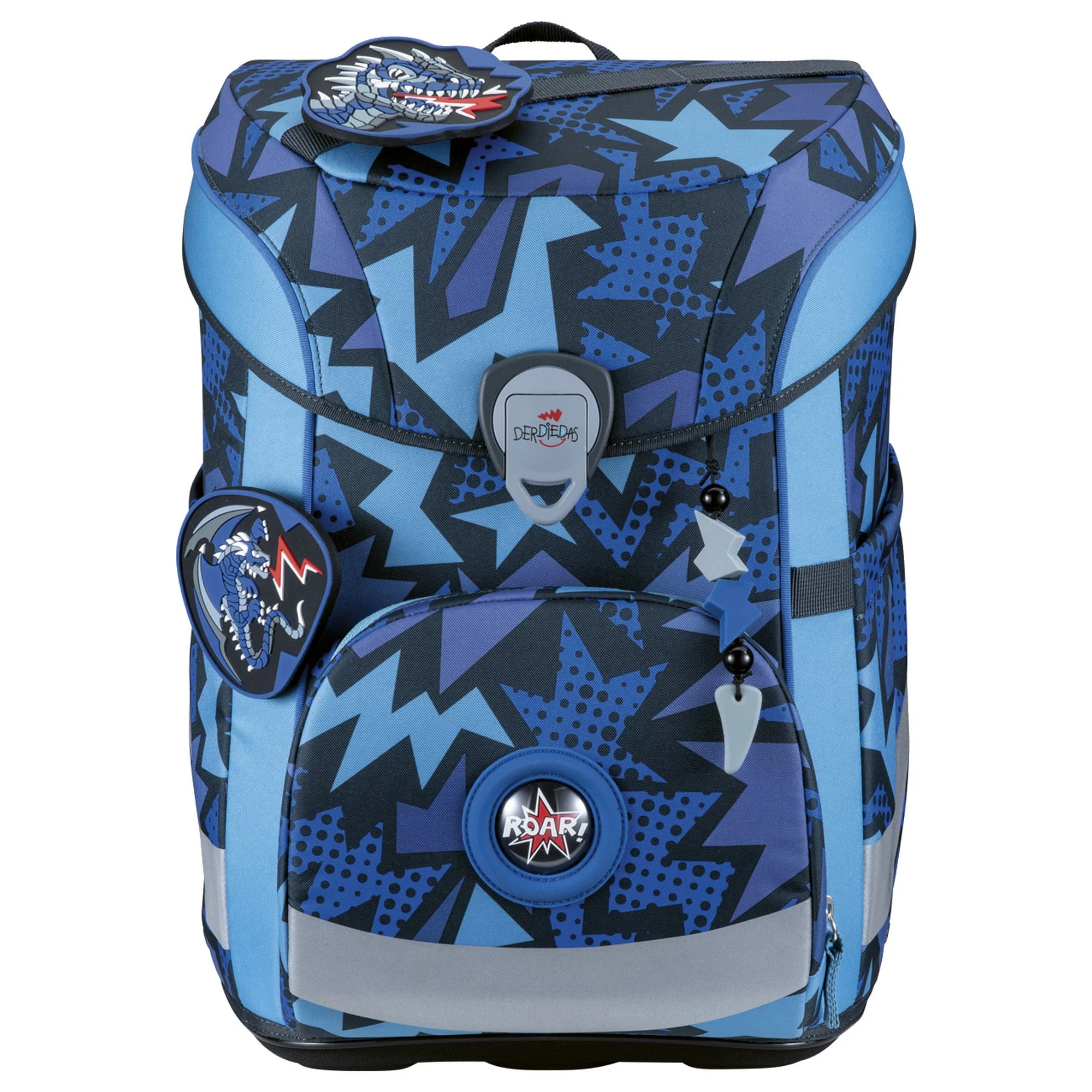DerDieDas ErgoFlex Easy - Schulranzen Set 5tlg. 950 g (Dark Dragon) - Image 2
