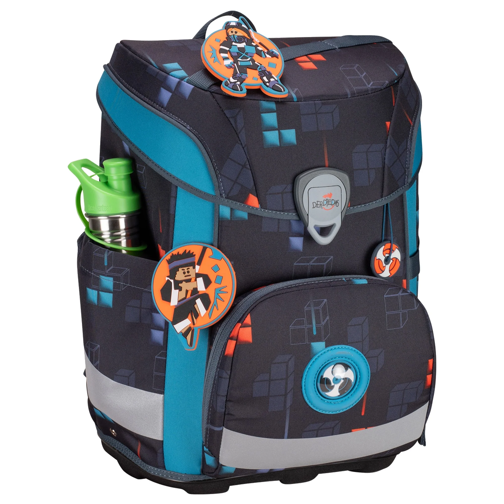 DerDieDas ErgoFlex Easy - Schulranzen Set 5tlg. 950 g (Ninja Fighter) - Image 3