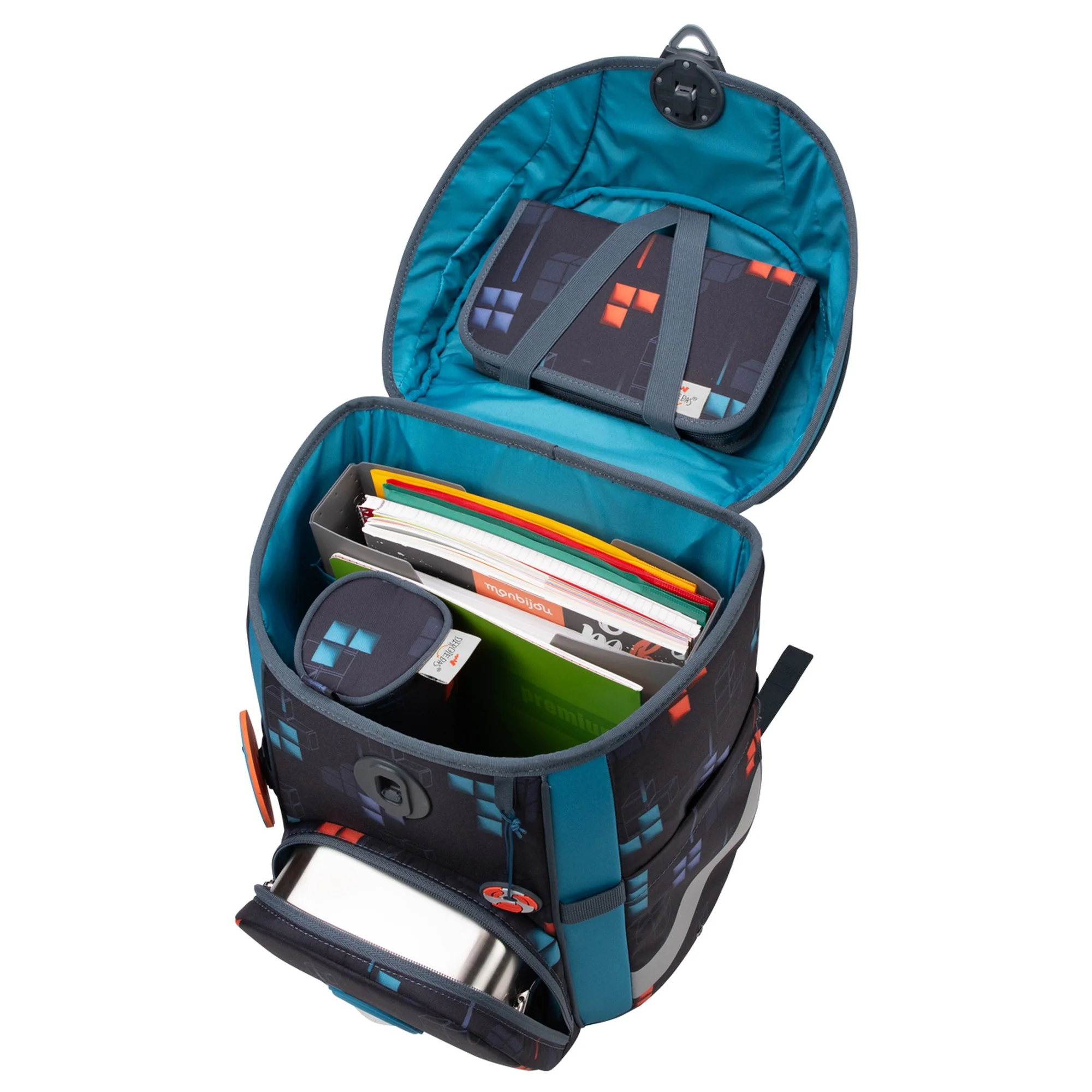 DerDieDas ErgoFlex Easy - Schulranzen Set 5tlg. 950 g (Ninja Fighter) - Image 5
