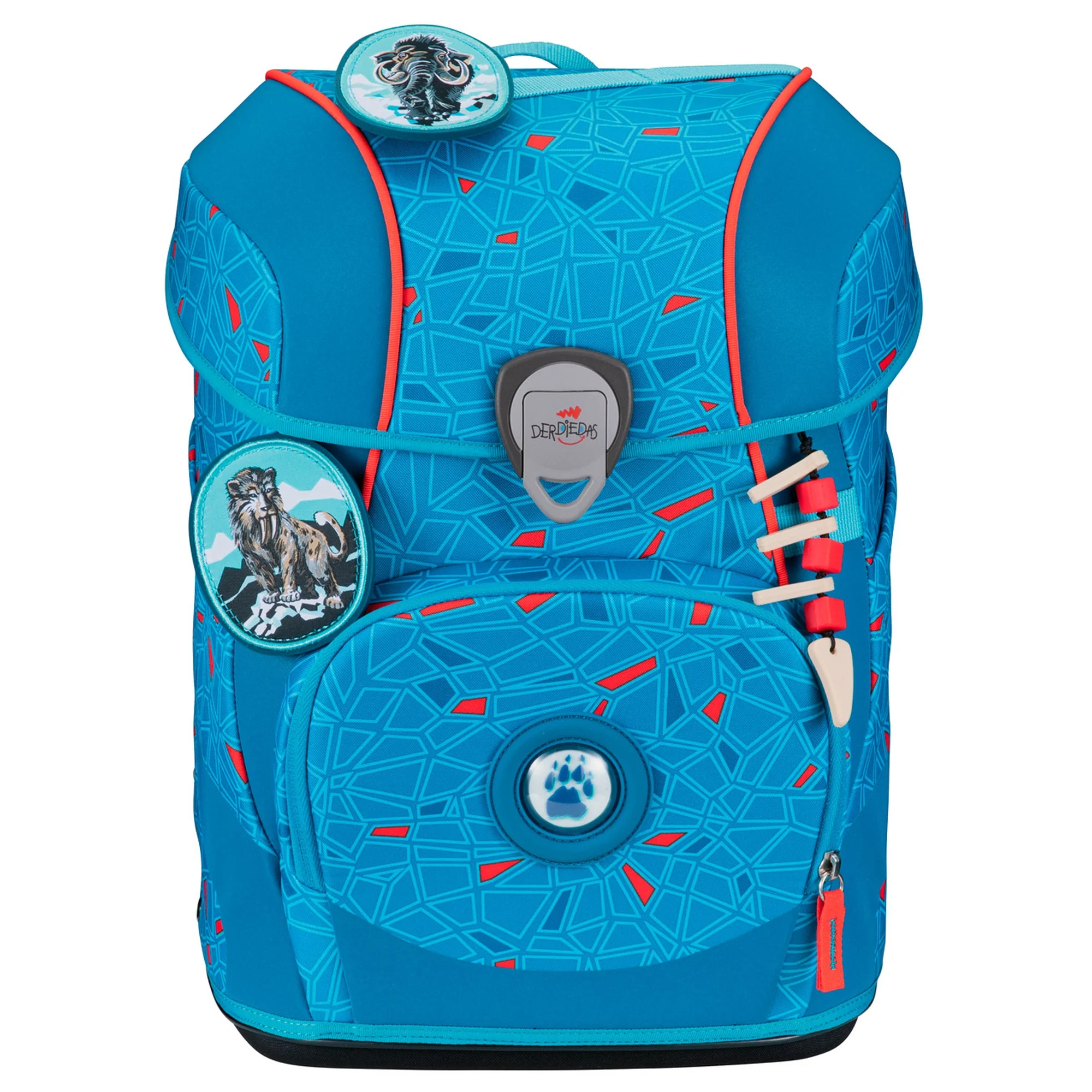 DerDieDas ErgoFlex Tiny Exklusiv Superflash - Schulranzen Set 5 tlg. 900g (Blue Ice) - Image 2