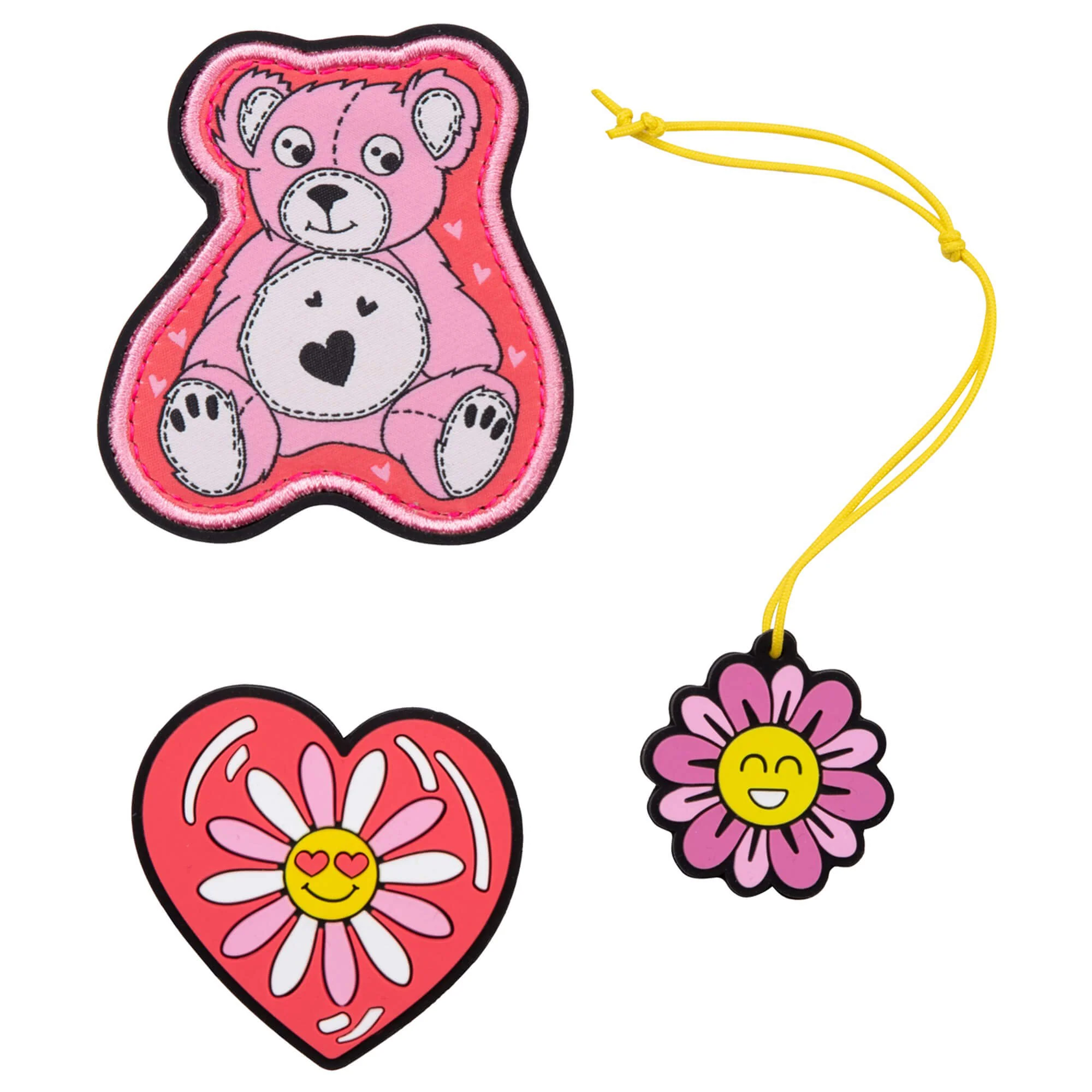 DerDieDas Zubehör Wechselbuttons 3tlg. (Roses)