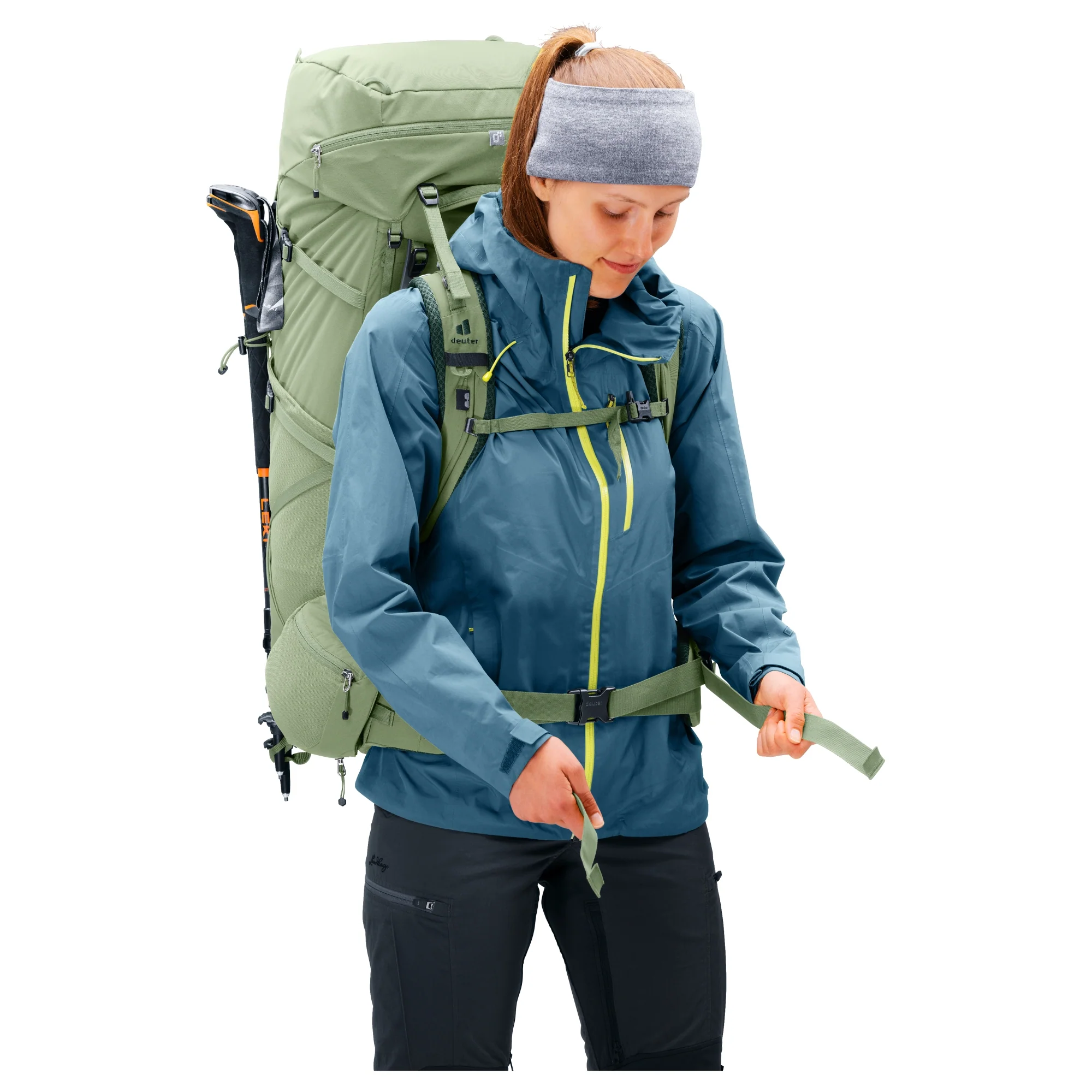 Deuter Aircontact Core 55 + 10 SL - Trekkingrucksack (grove-ivy) - Image 11