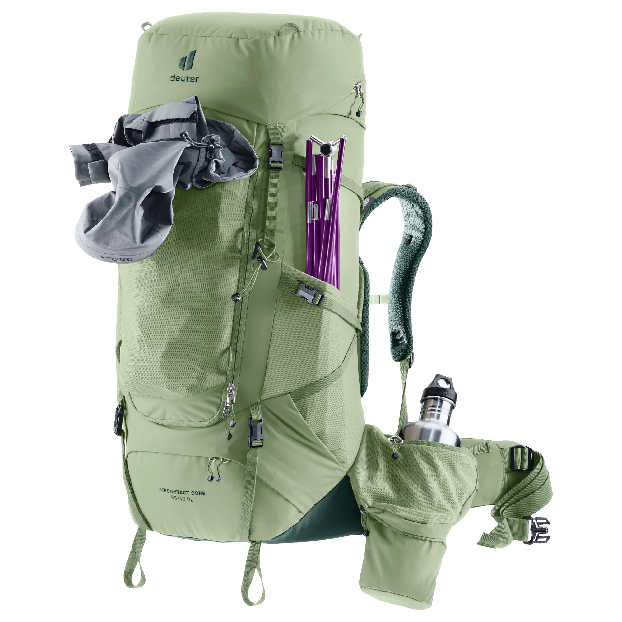 Deuter Aircontact Core 55 + 10 SL - Trekkingrucksack (grove-ivy) - Image 6