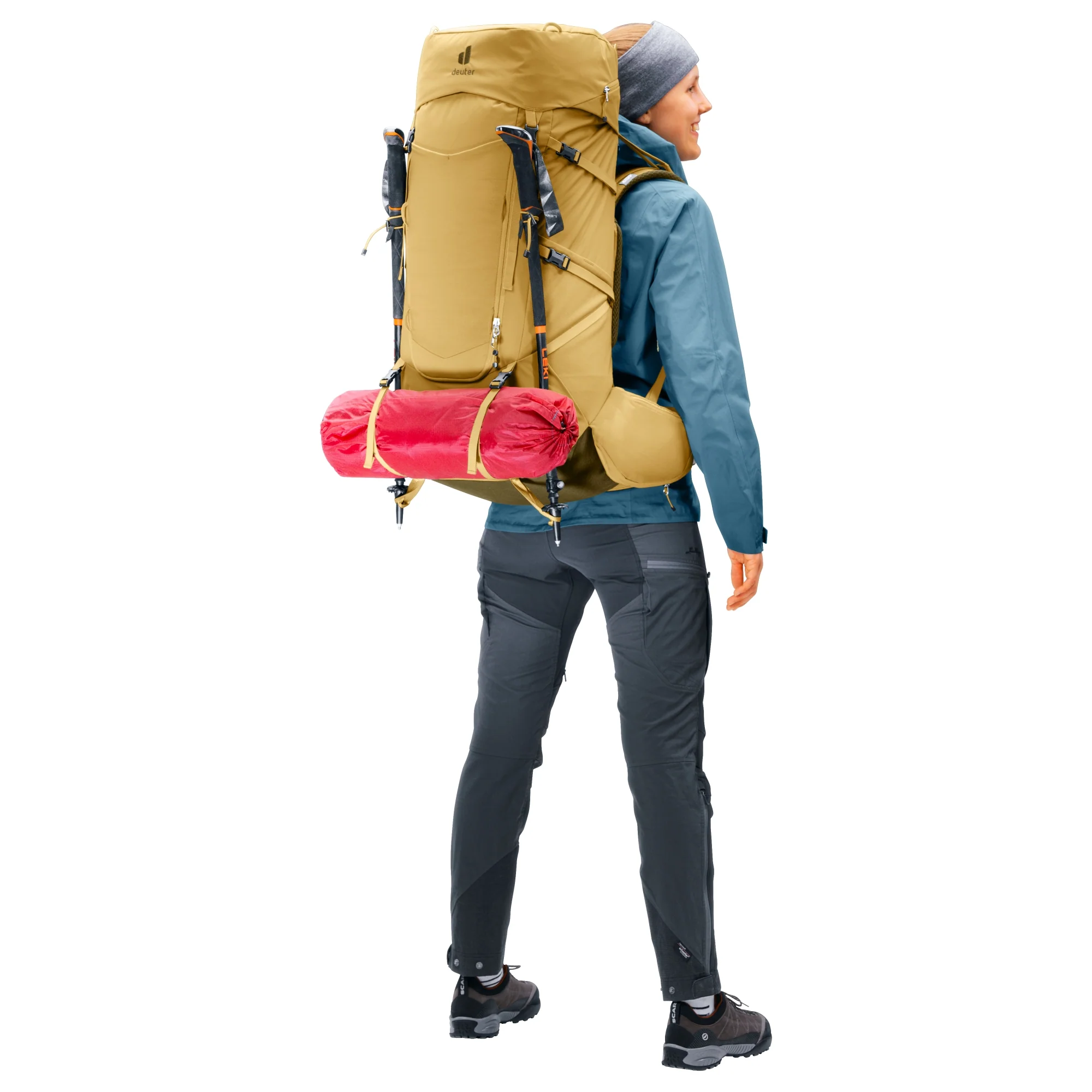 Deuter Aircontact Core 55 + 10 SL - Trekkingrucksack (savanna-nori) - Image 12