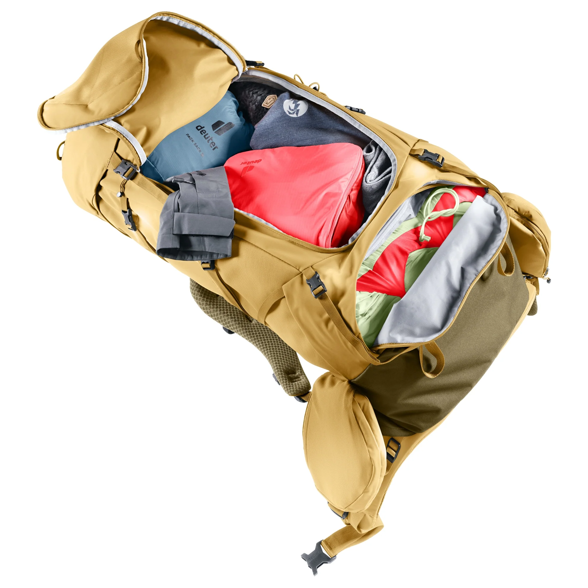 Deuter Aircontact Core 55 + 10 SL - Trekkingrucksack (savanna-nori) - Image 5