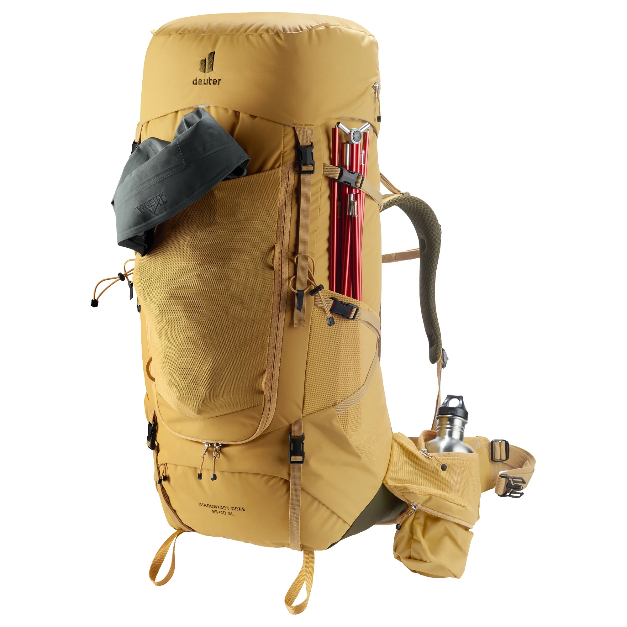 Deuter Aircontact Core 65 + 10 SL - Women's Trekkingrucksack 84 cm (savanna-nori) - Image 7