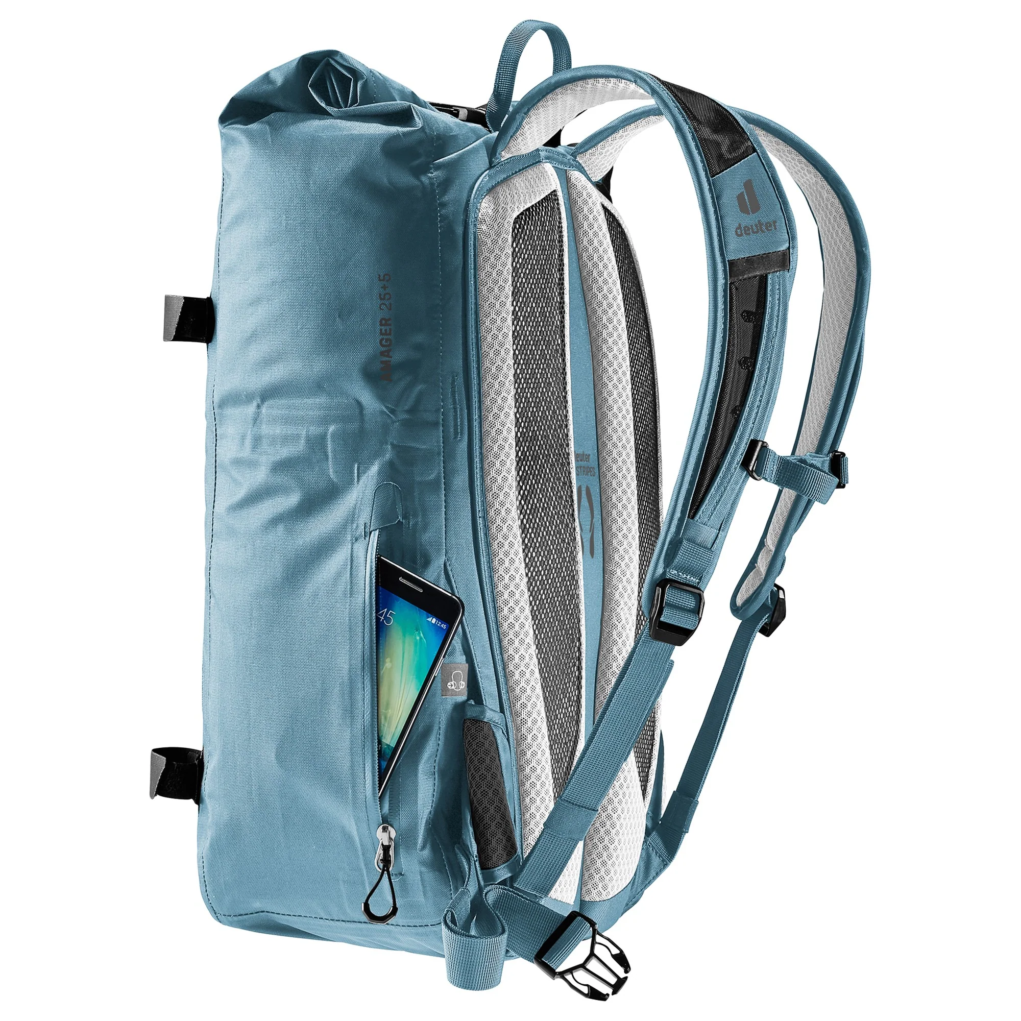 Deuter Amager 25+5 - wasserdichter Fahrradrucksack 15" 48 cm (atlantic) - Image 10