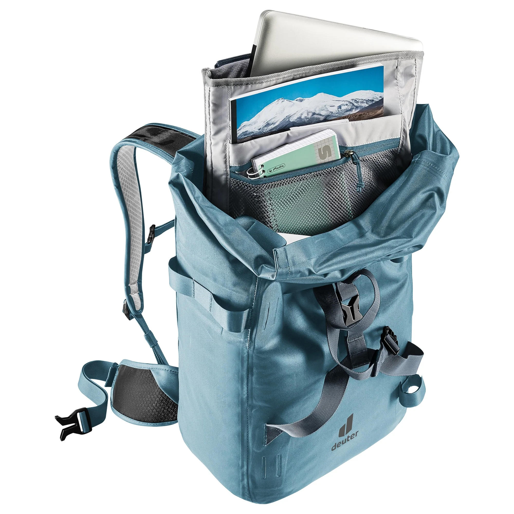 Deuter Amager 25+5 - wasserdichter Fahrradrucksack 15" 48 cm (atlantic) - Image 7