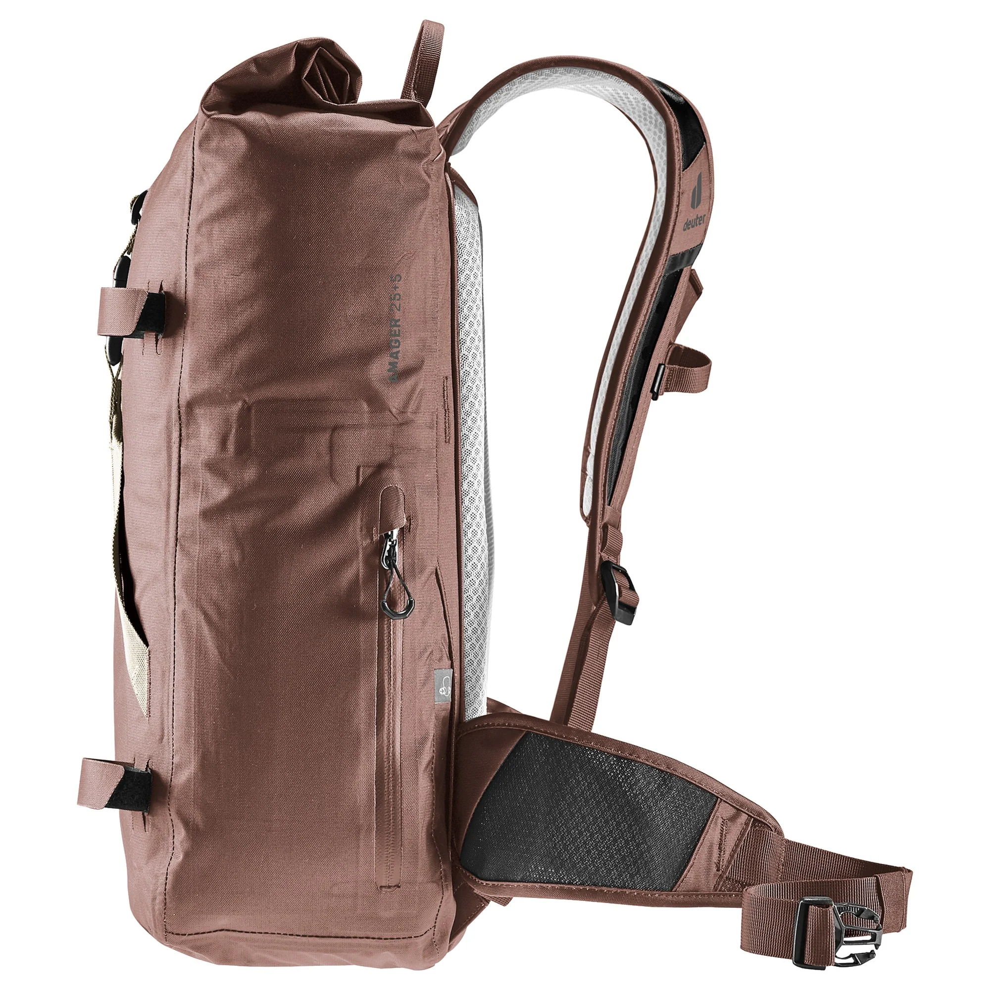 Deuter Amager 25+5 - wasserdichter Fahrradrucksack 15" 48 cm (raisin) - Image 5