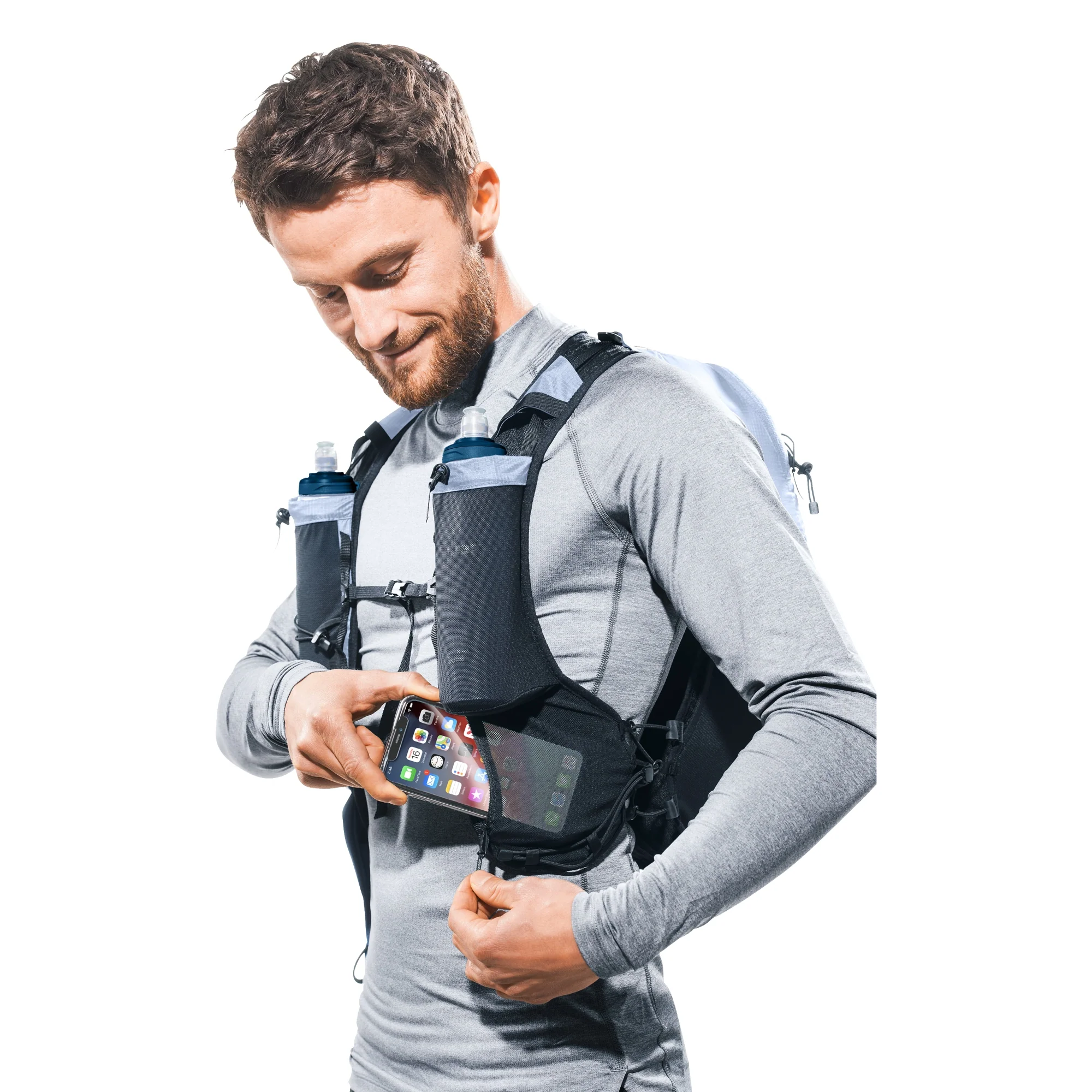 Deuter Ascender 13 - Trailrunningrucksack 47 cm (polar) - Image 9