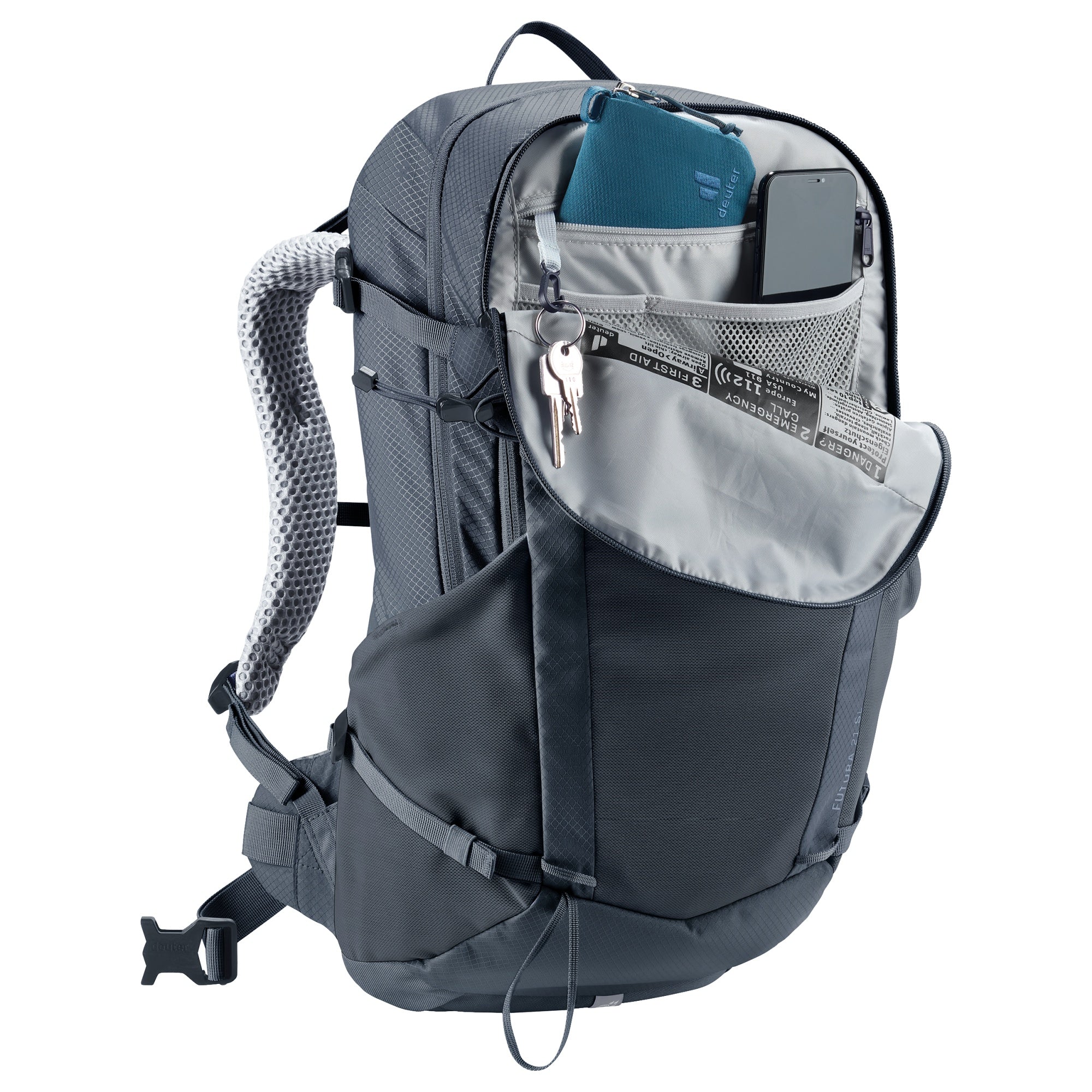 Deuter Futura 21 SL - Wanderrucksack 50 cm (black) - Image 7