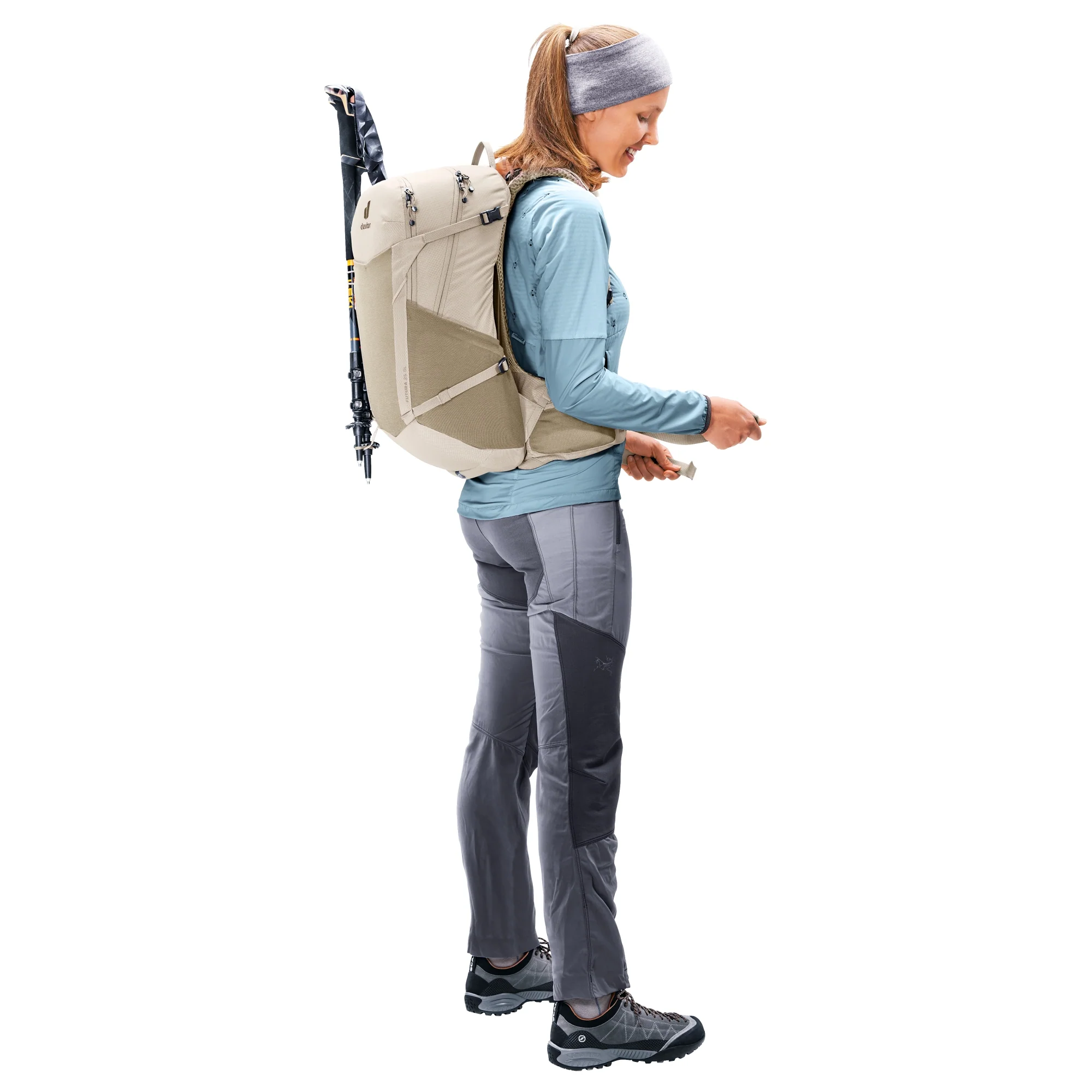 Deuter Futura 21 SL - Wanderrucksack 50 cm (greystone-alu) - Image 11