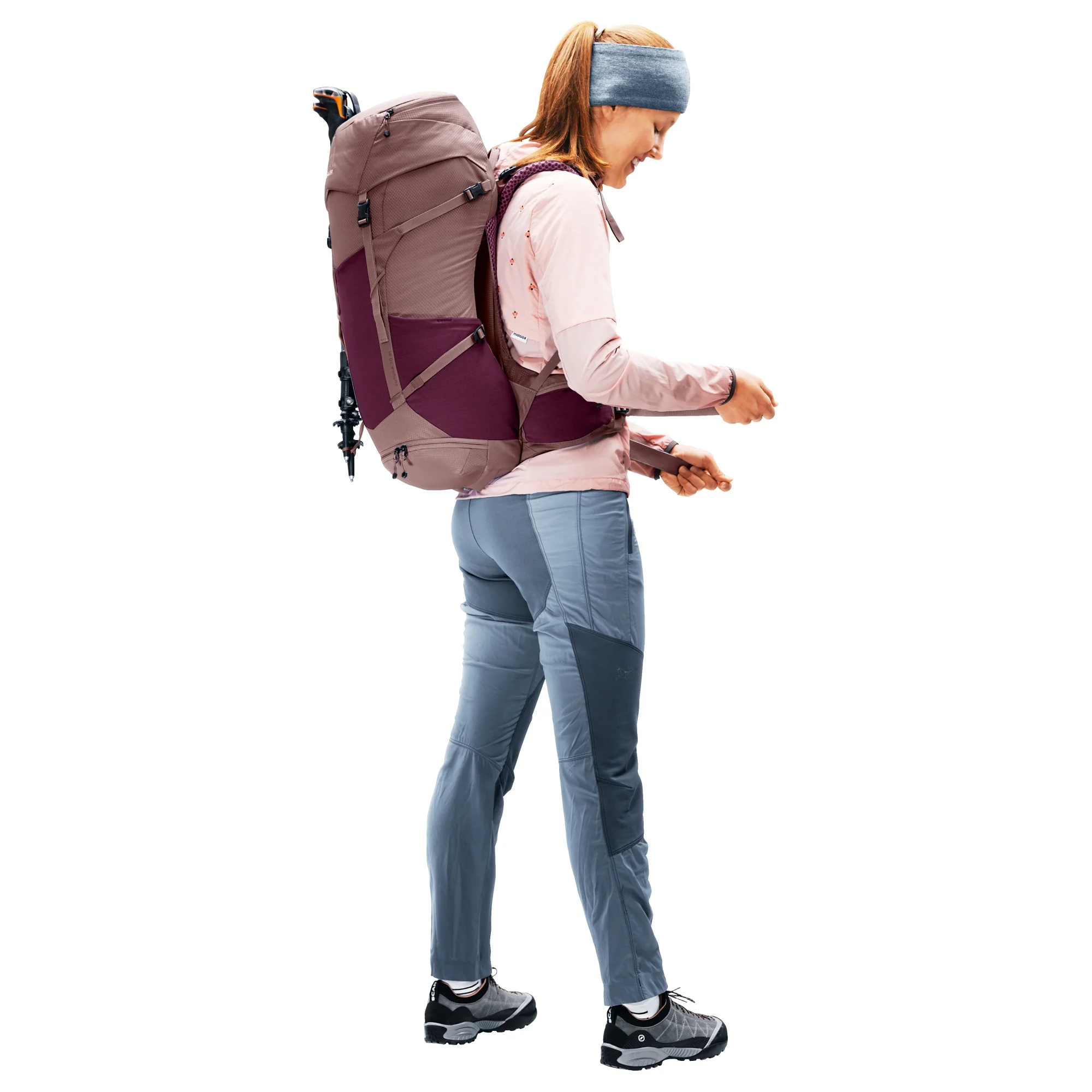 Deuter Futura 24 SL - Wanderrucksack 60 cm (cassis-ashrose) - Image 12
