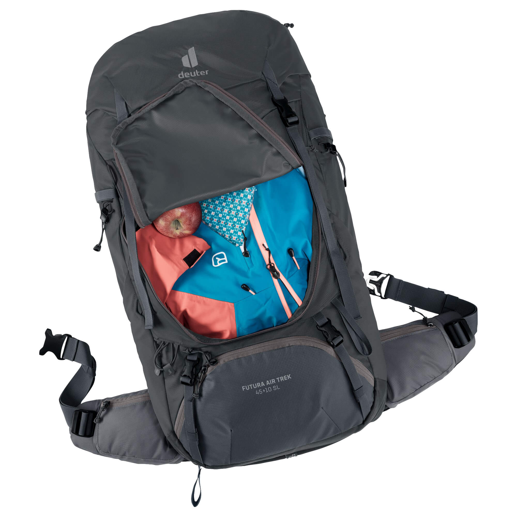 Deuter Futura Air Trek 45 + 10 SL - Women's Trekkingrucksack 72 cm (black-graphite) - Image 9
