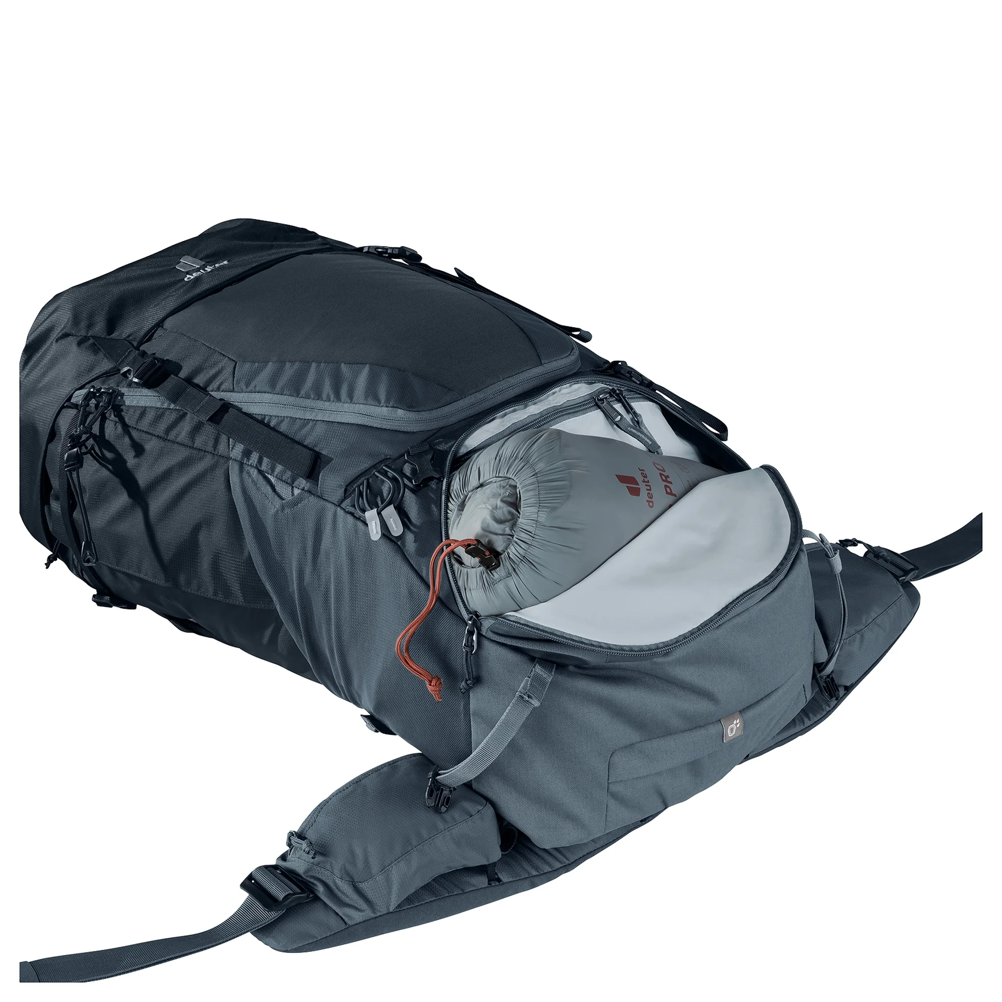 Deuter Futura Air Trek 60 + 10 - Trekkingrucksack 76 cm (black-graphite) - Image 9