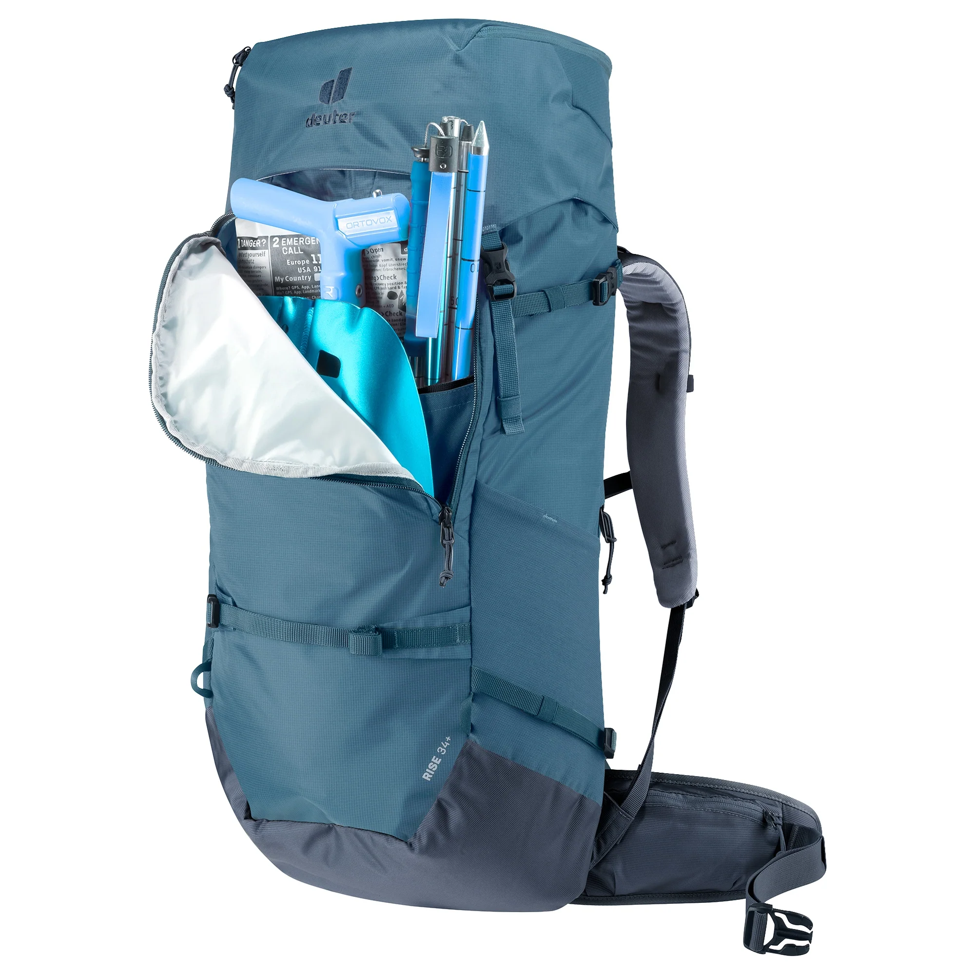 Deuter Rise 34+ - Schneeschuhtouren Rucksack 72 cm (atlantic-ink) - Image 8