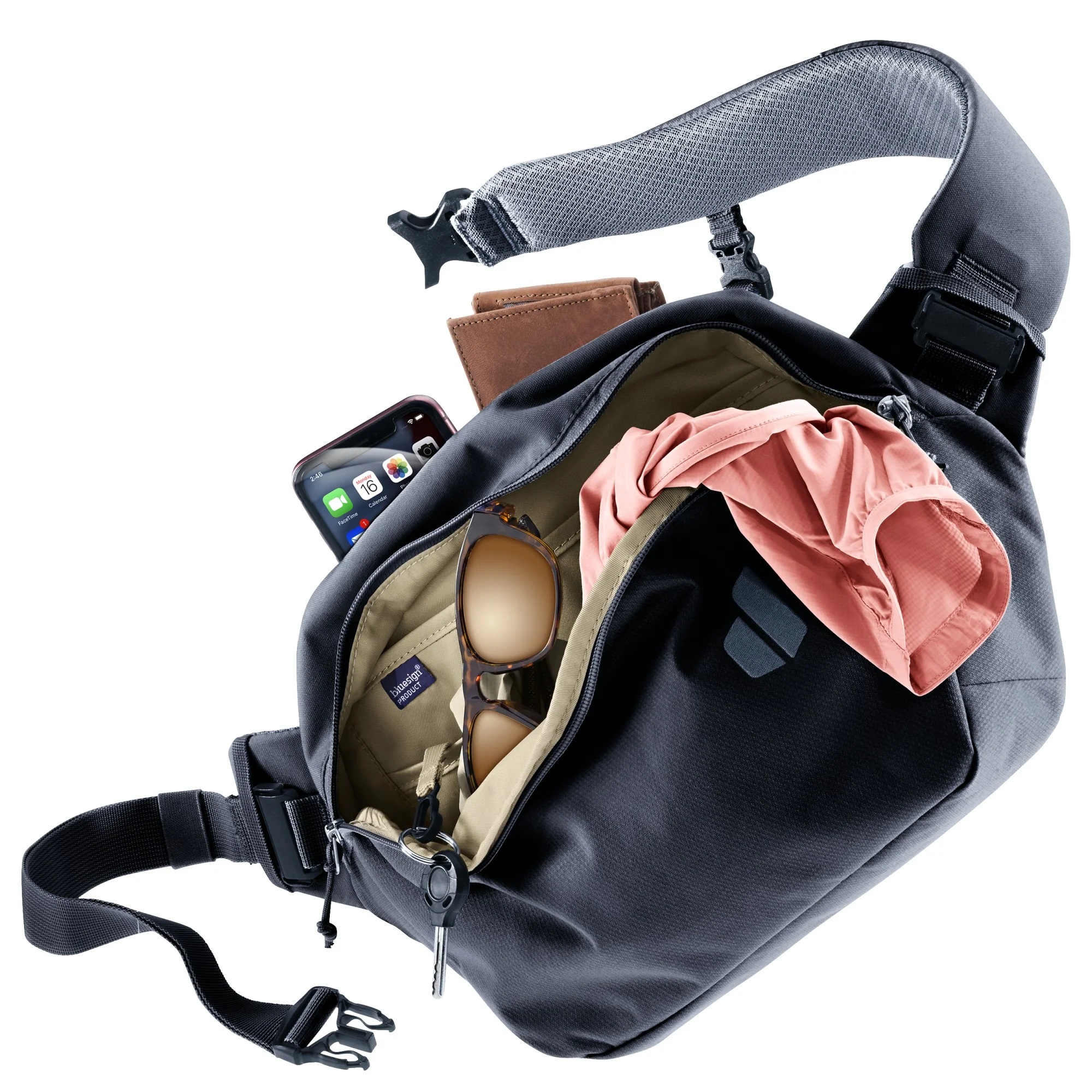 Deuter Stroof 5 - Umhängetasche 38 cm (black) - Image 3
