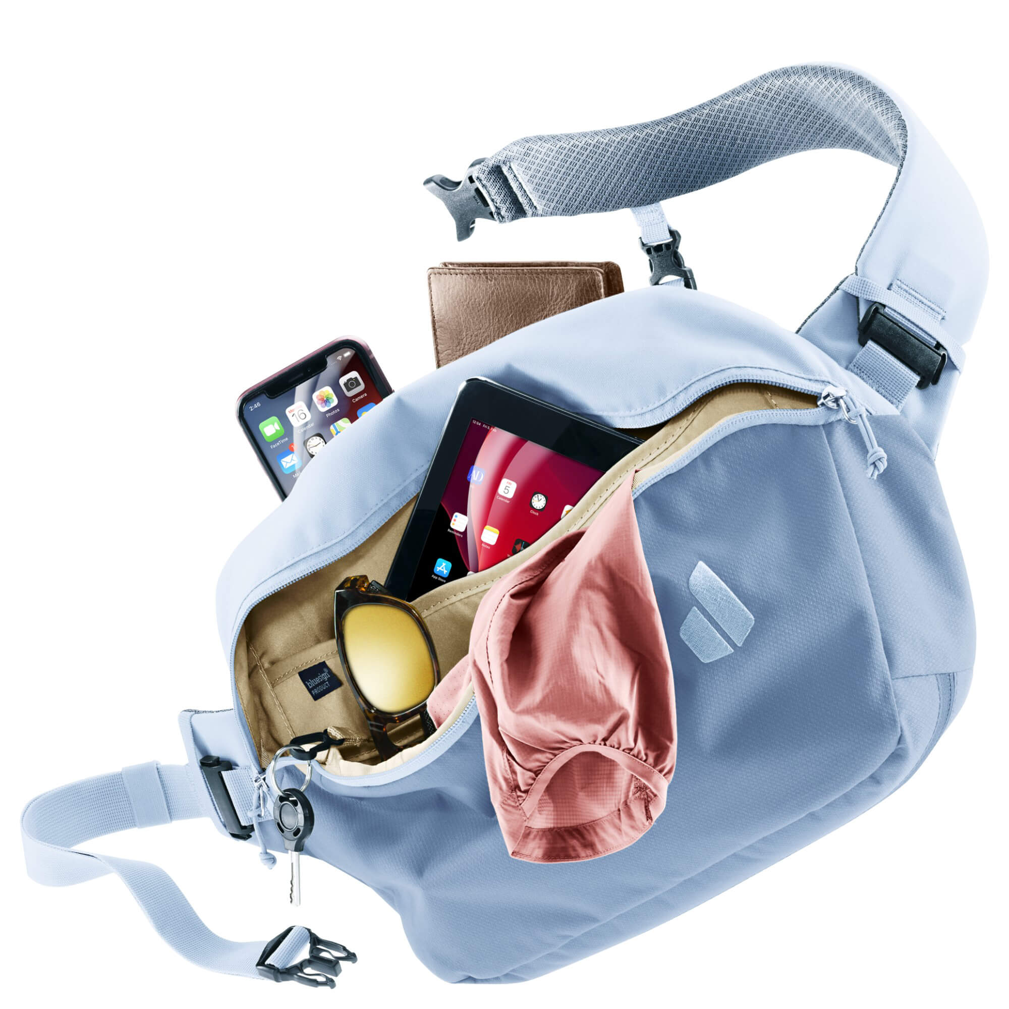 Deuter Stroof 8 - Umhängetasche 41 cm (bluejay-polar) - Image 3