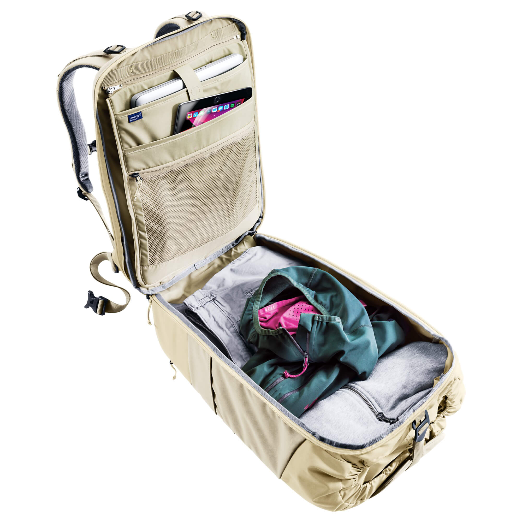 Deuter Utilion 34+5 - Rucksack 16" 53 cm erw. (bone-desert) - Image 8