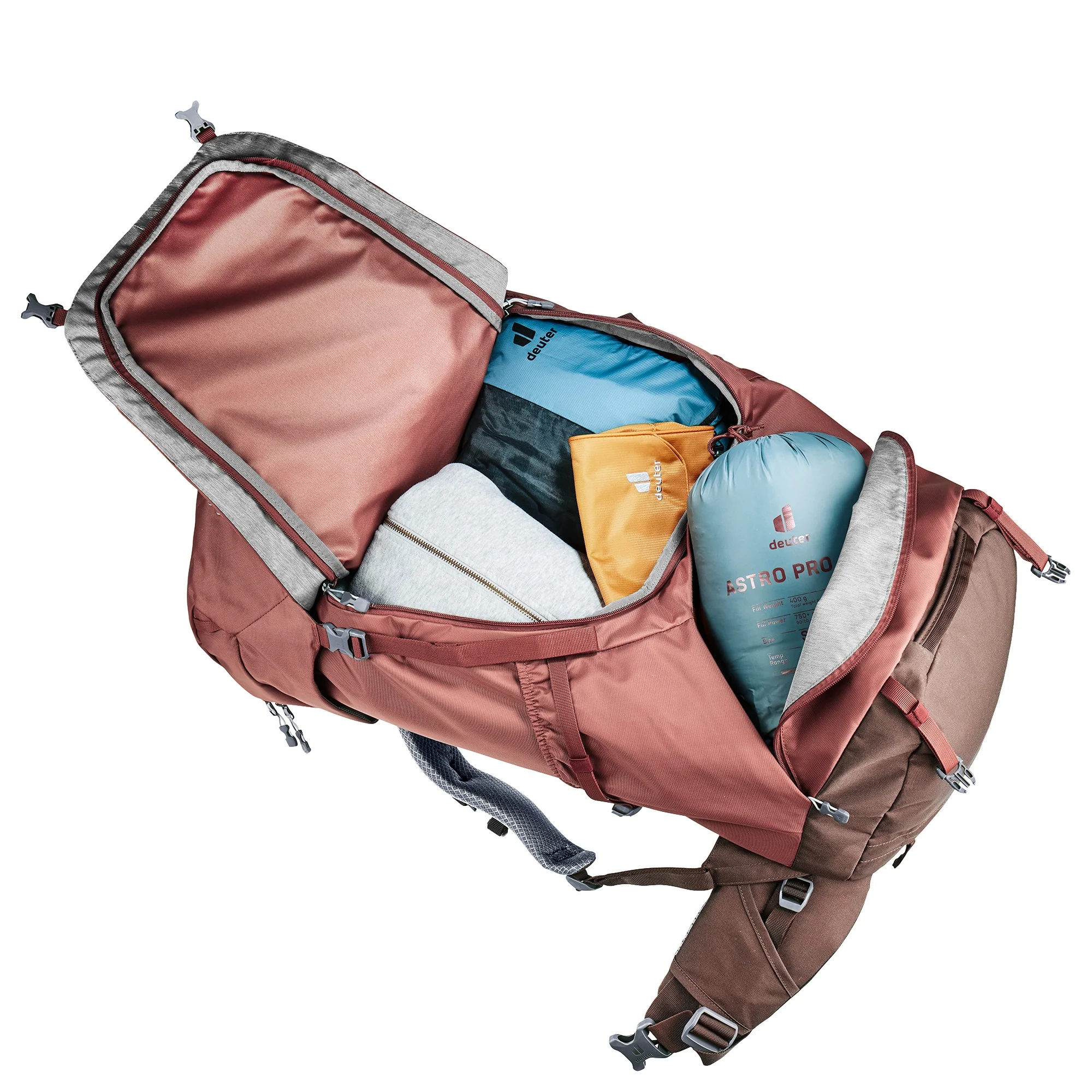 Deuter Voyager 60+10 SL - Women's Reiserucksack 13" 80 cm (caspia-raisin) - Image 7