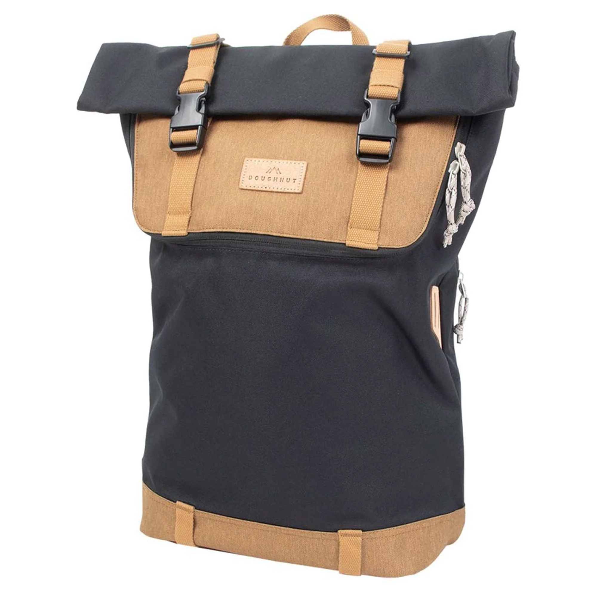 Doughnut Christopher Euro 18 - Rolltop Rucksack 45 cm (black x khaki) - Image 2