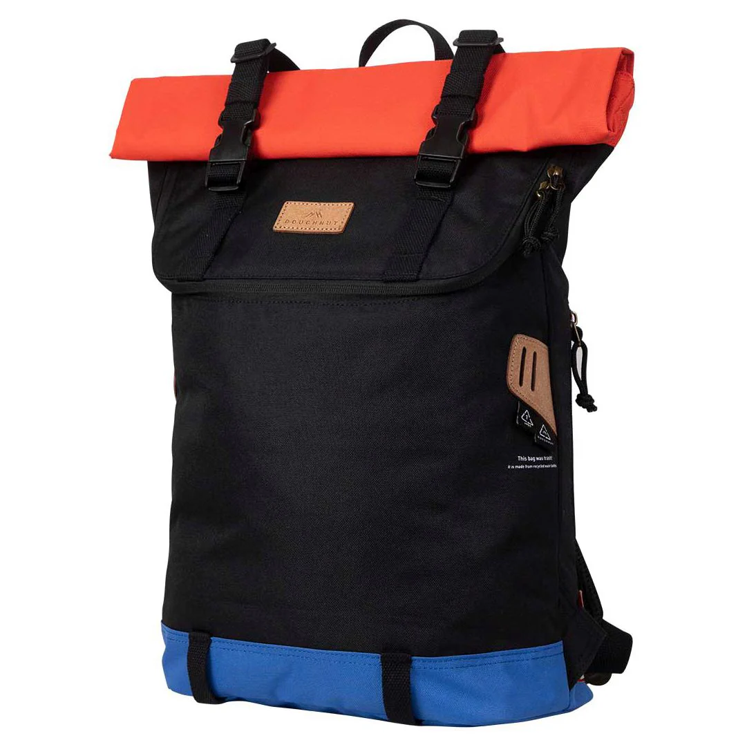 Doughnut Christopher Reborn 18 - Rolltop Rucksack 15" 45 cm (black x grapefruit) - Image 2
