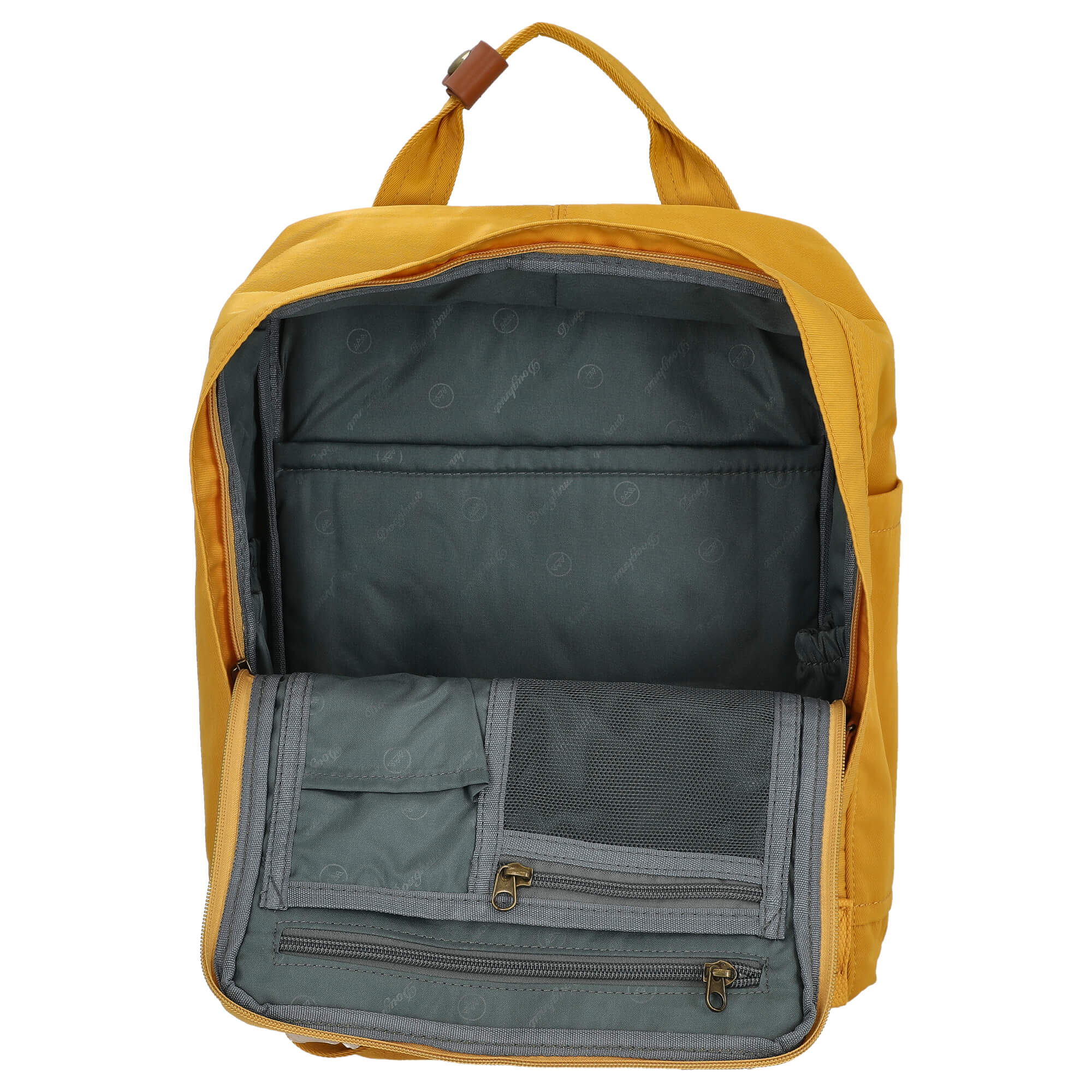 Doughnut Macaroon 16 - Rucksack 38 cm (mustard) - Image 4